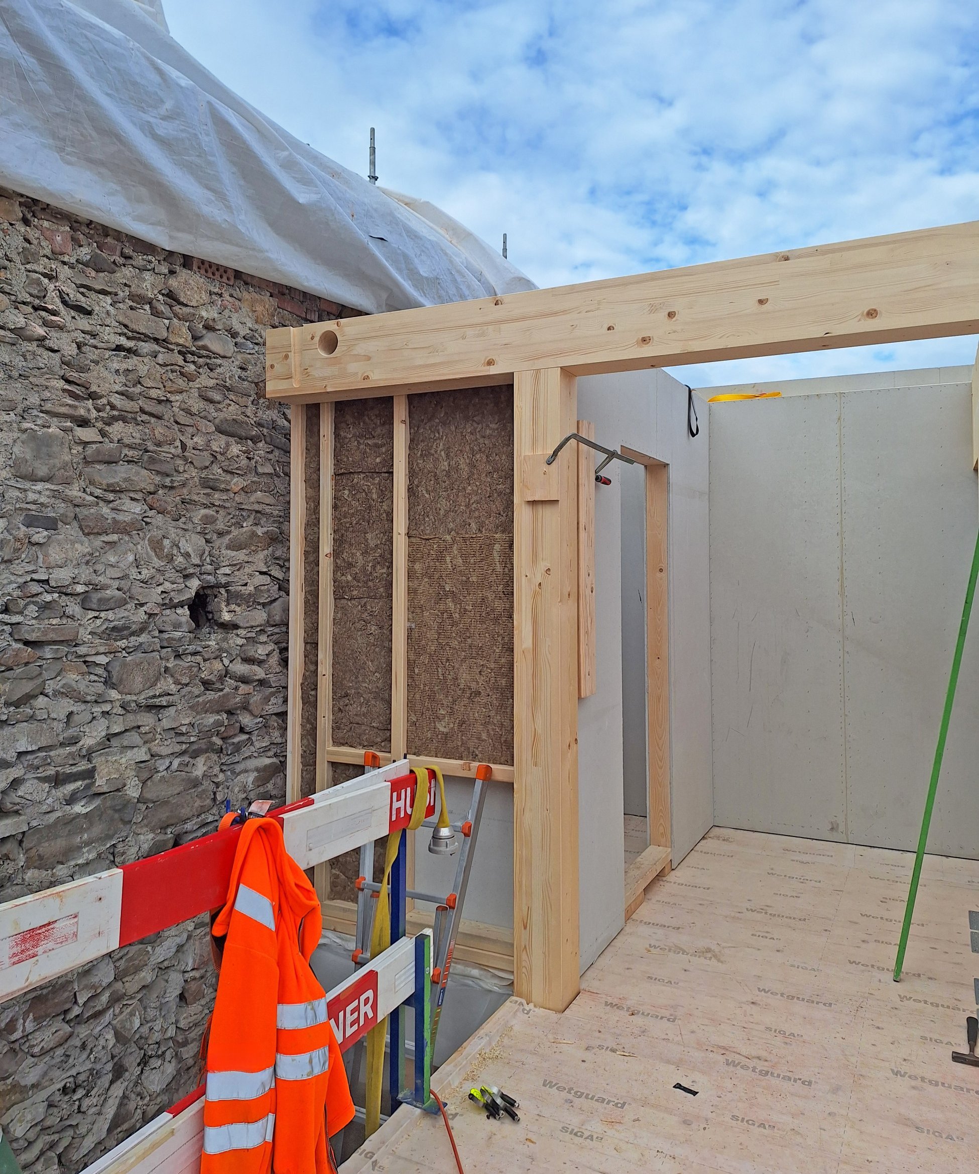 Elementbau Laufenburg Ersatzneubau Hinterer Wasen Stadtmauer Kantonsarchäologie Elementbau Laufenburg Ersatzneubau Hinterer Wasen Stadtmauer Kantonsarchäologie