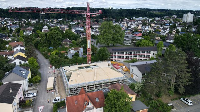 Totalunternehmerauftag: Neubau Turnhalle Lärchen in Münchenstein