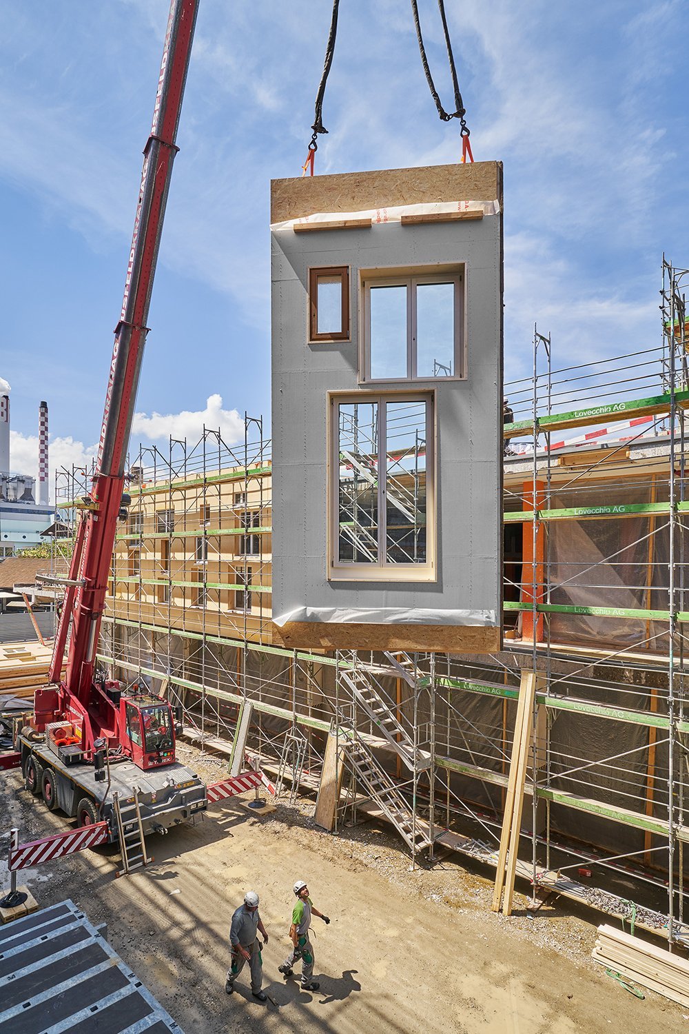 Neubau Fassade Lysbüchel-Areal, Basel Neubau Fassade Lysbüchel-Areal, Basel