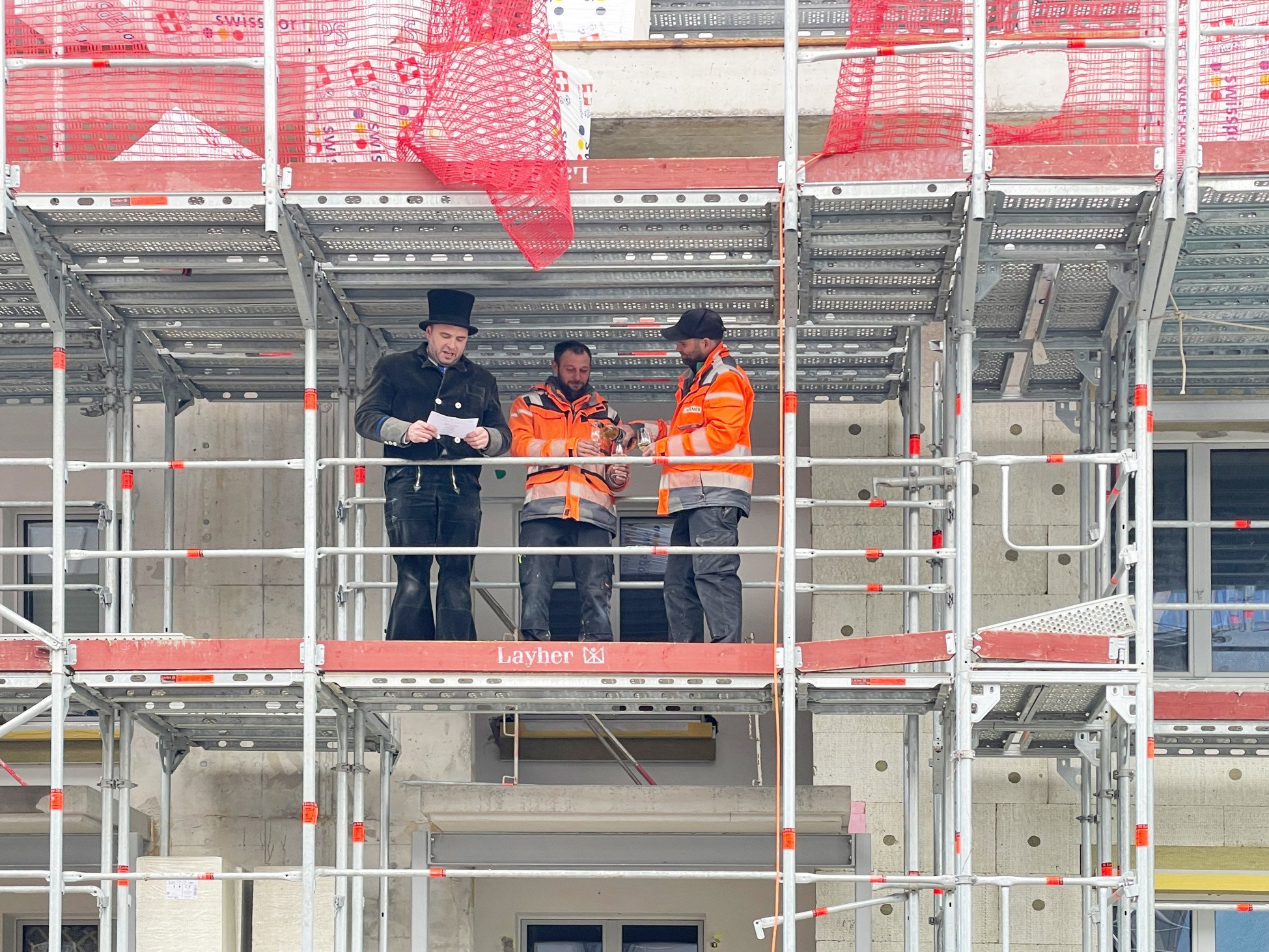 Elementbau Basel Aufstockung Wohnüberbauung Rheinacker