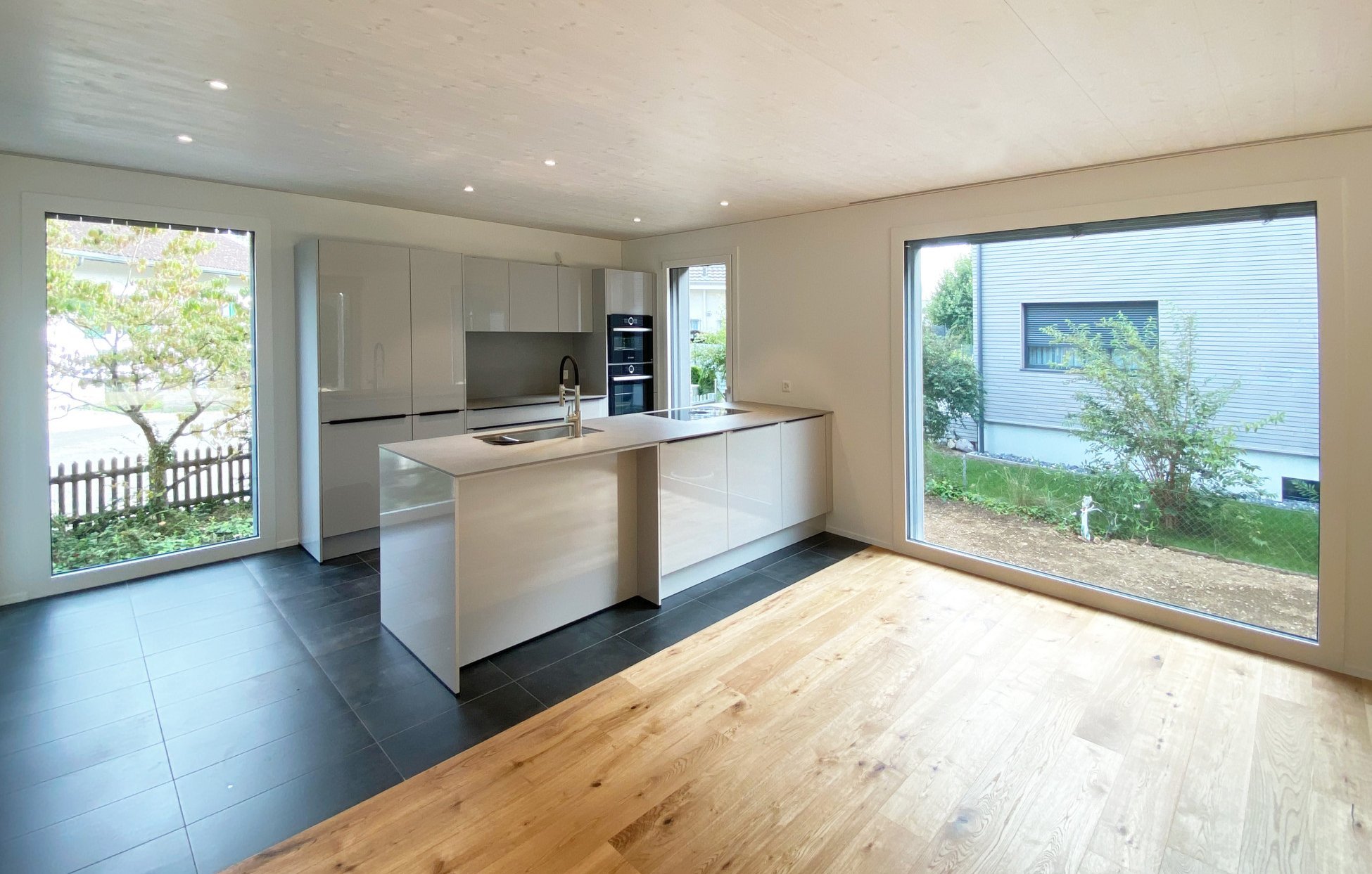 Gesamtleistungen Lenzburg Neubau EFH Elementbau Fassadenbau