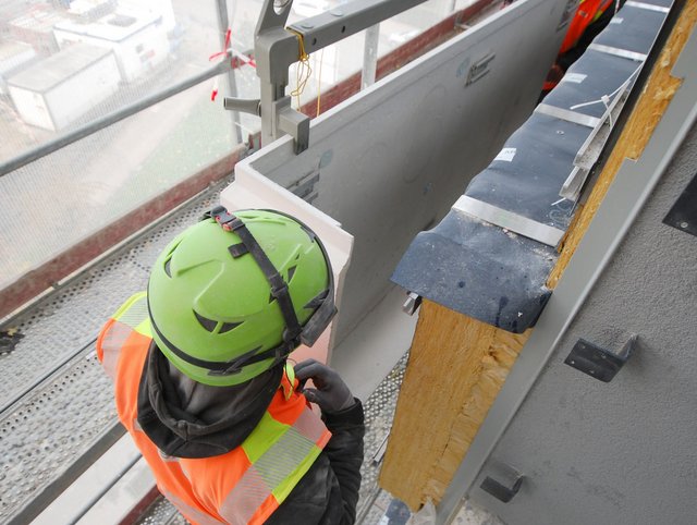 Fassadenbau Glasfaserbetonelemente Alu-Tragwerke Redingstrasse Basel Fassadenbau Glasfaserbetonelemente Alu-Tragwerke Redingstrasse Basel