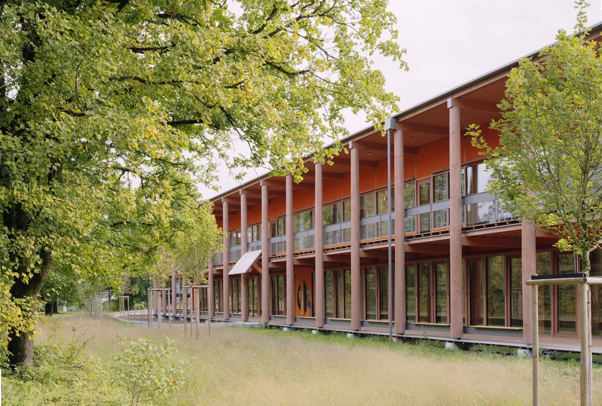 Ingenieurholzbau Unterentfelden Neubau Laborgebäude AVS Holzrippendecke/Holz-Beton-Verbund