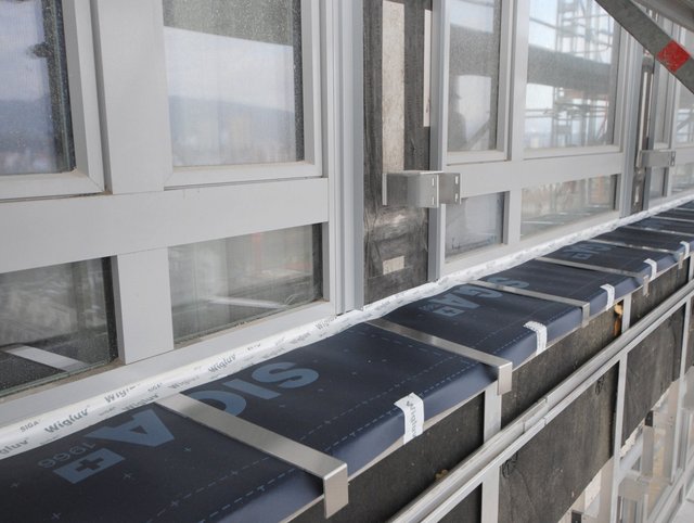 Fassadenbau Sekundäre Unterkonstruktion Alu-Tragprofile Redingstrasse Basel Fassadenbau Sekundäre Unterkonstruktion Alu-Tragprofile Redingstrasse Basel