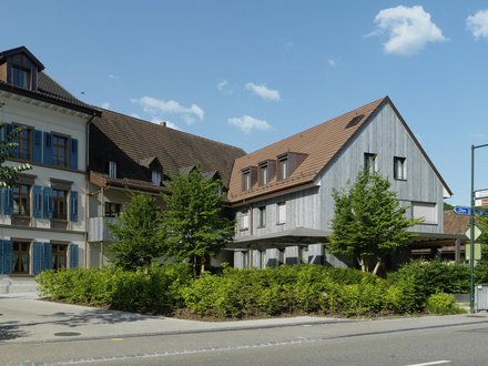 Umbau Sissach Hotel Sonne Holzfassade Umbau Sissach Hotel Sonne Holzfassade