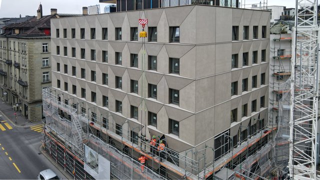 Energetische Fassadensanierung Raiffeisenbank Luzern