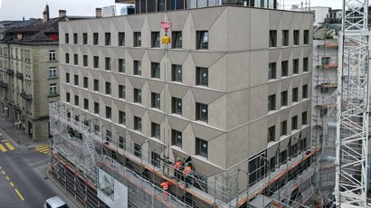 Energetische Fassadensanierung Raiffeisenbank Luzern