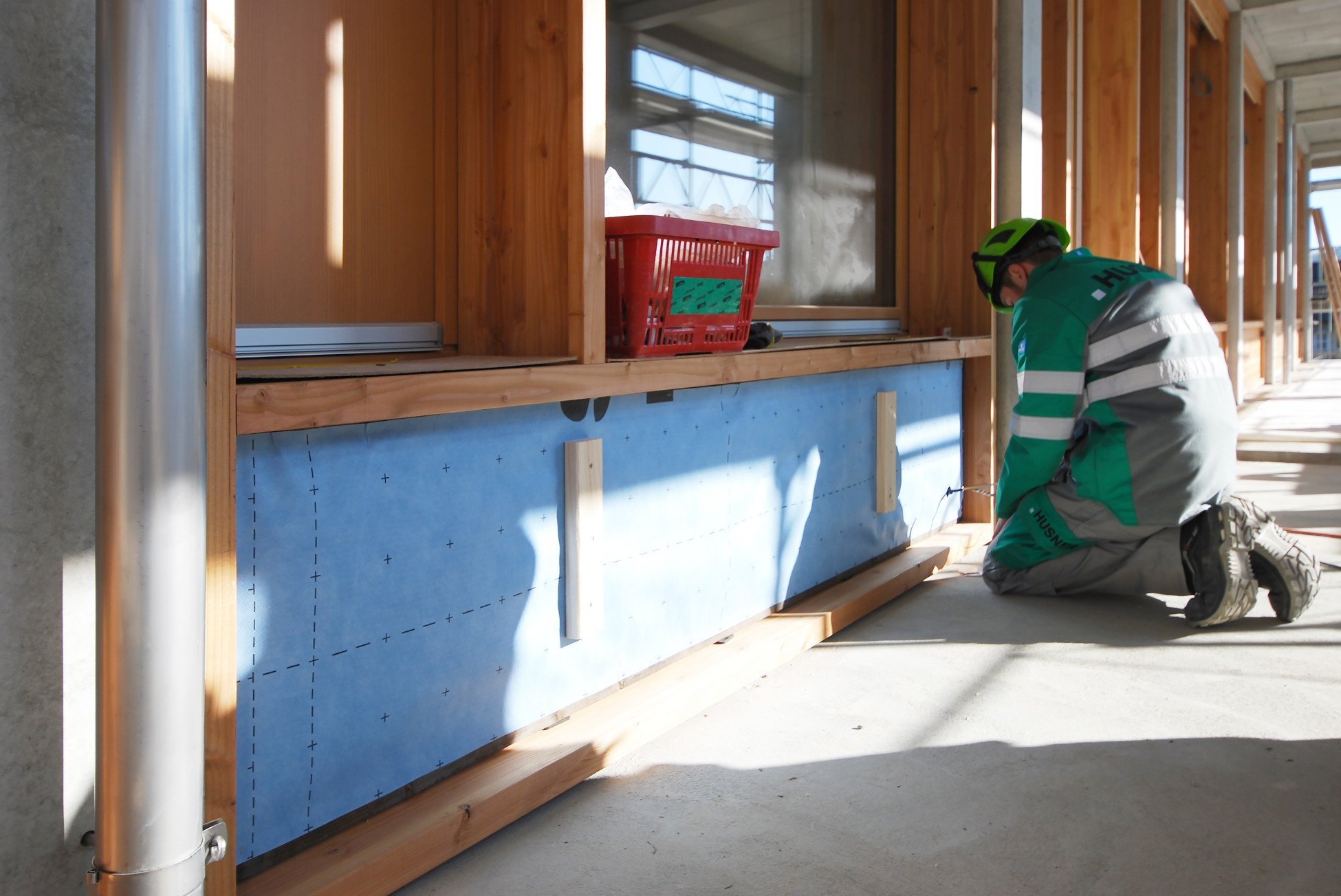 Holzverkleidungen Neubau Schulanlage Brühl Solothurn