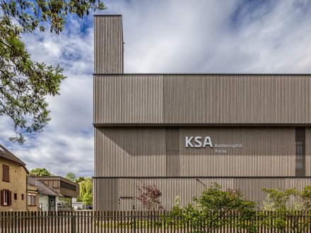 Elementbau Aarau Ersatzneubau Energiezentrale KSA Fassadenbau