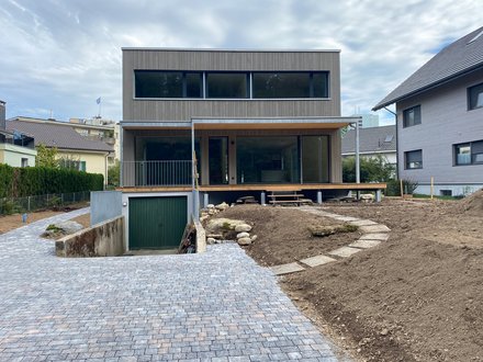 Gesamtleistung Lenzburg Neubau EFH GU Elementbau