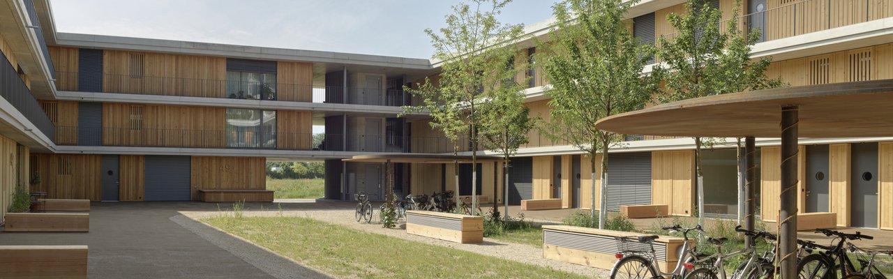 Fassadenbau Aarau Neubau Wohnüberbauung Scheibenschachen