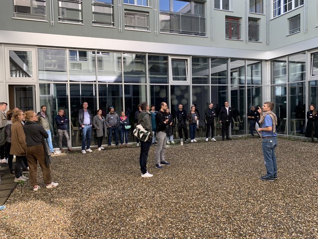 Outsight Re-Use Zirkukäres Bauen Besichtigung Kultur- und Gewerbehaus ELYS Basel