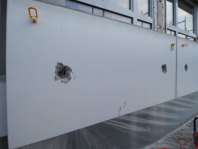 Abbau Fassadenbetonelemente Basel Wohnhochhäuser Redingstrasse Abbau Fassadenbetonelemente Basel Wohnhochhäuser Redingstrasse