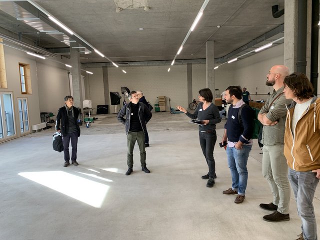 Outsight Re-Use Zirkukäres Bauen Besichtigung Kultur- und Gewerbehaus ELYS Basel