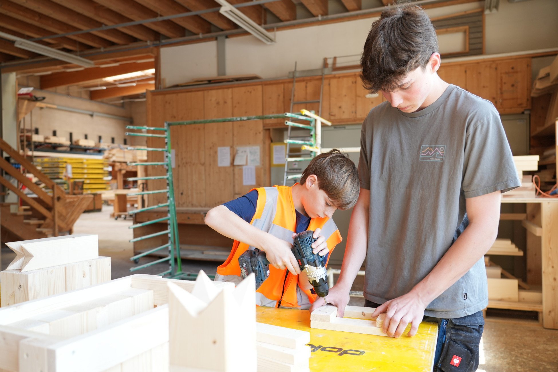 Mittwochs bei ERNE Schnuppertag Zimmermann Zimmerin EFZ bei HUSNER