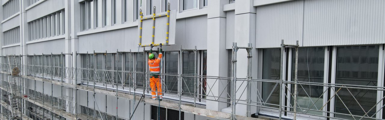 Neue Fassade für die KAPO AG