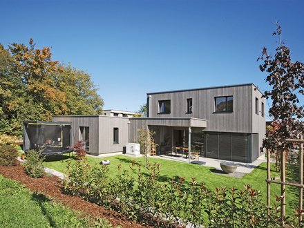  Gesamtleistungen Gipf-Oberfrick Neubau EFH Elementbau Holzfassade