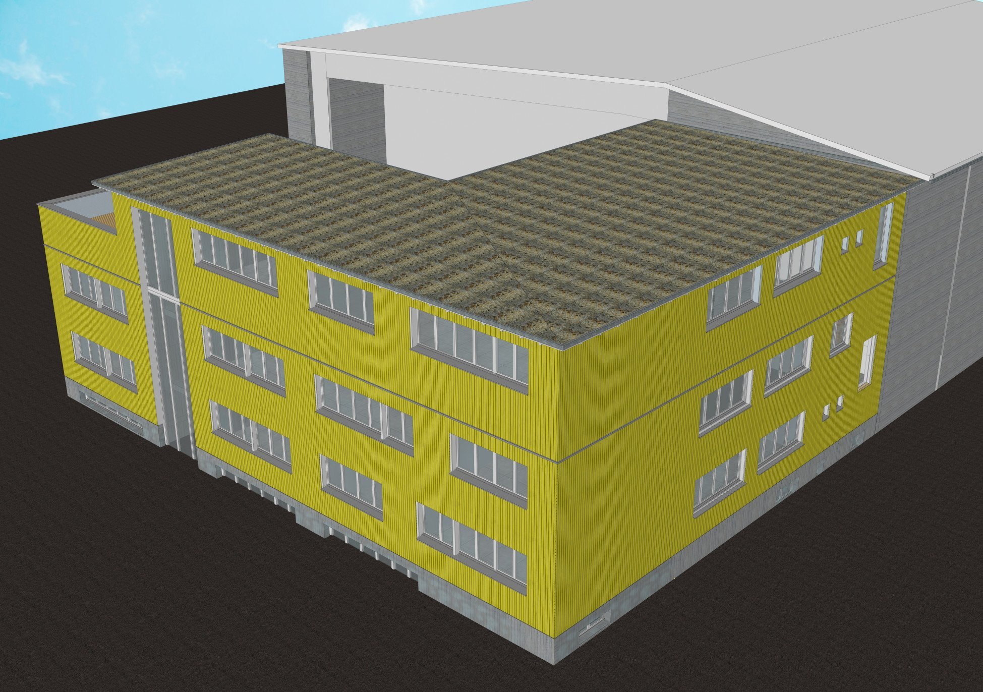 Aufstockung Frick HUSNER AG Holzbau Bürogebäude Aufstockung Frick HUSNER AG Holzbau Bürogebäude