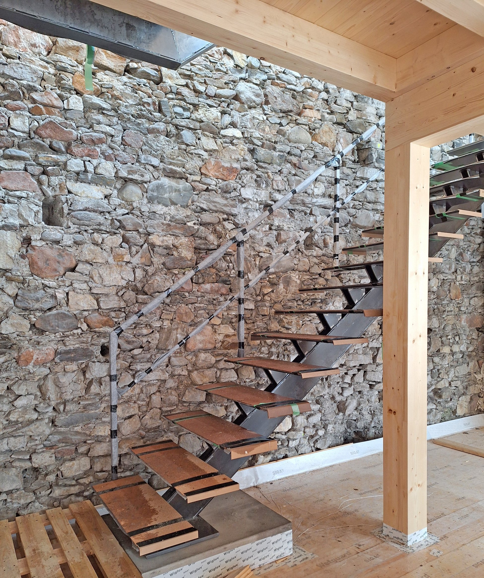 Elementbau Laufenburg Ersatzneubau Hinterer Wasen Stadtmauer Kantonsarchäologie Elementbau Laufenburg Ersatzneubau Hinterer Wasen Stadtmauer Kantonsarchäologie