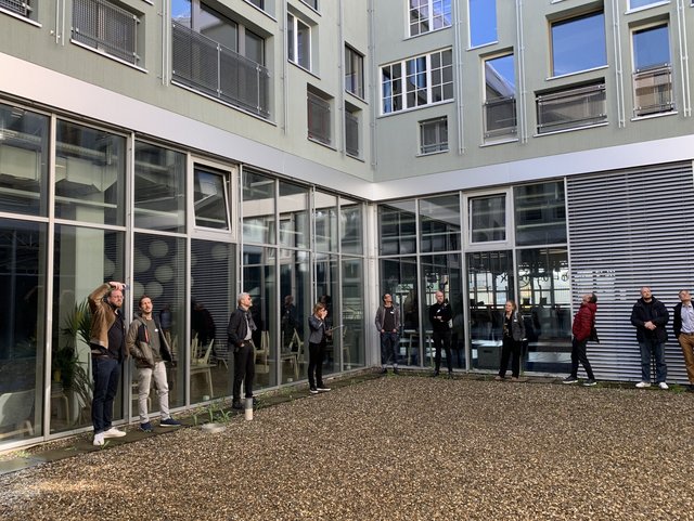 Outsight Re-Use Zirkukäres Bauen Besichtigung Kultur- und Gewerbehaus ELYS Basel