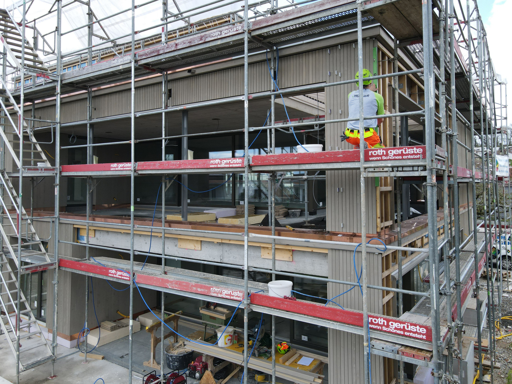 Würenlingen Neubau MFH Holzbau Fassadenbau