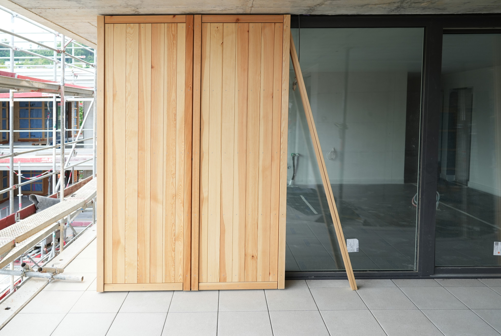 Aarau Fassadenbau Neubau MFH Scheibenachen Holzfassade