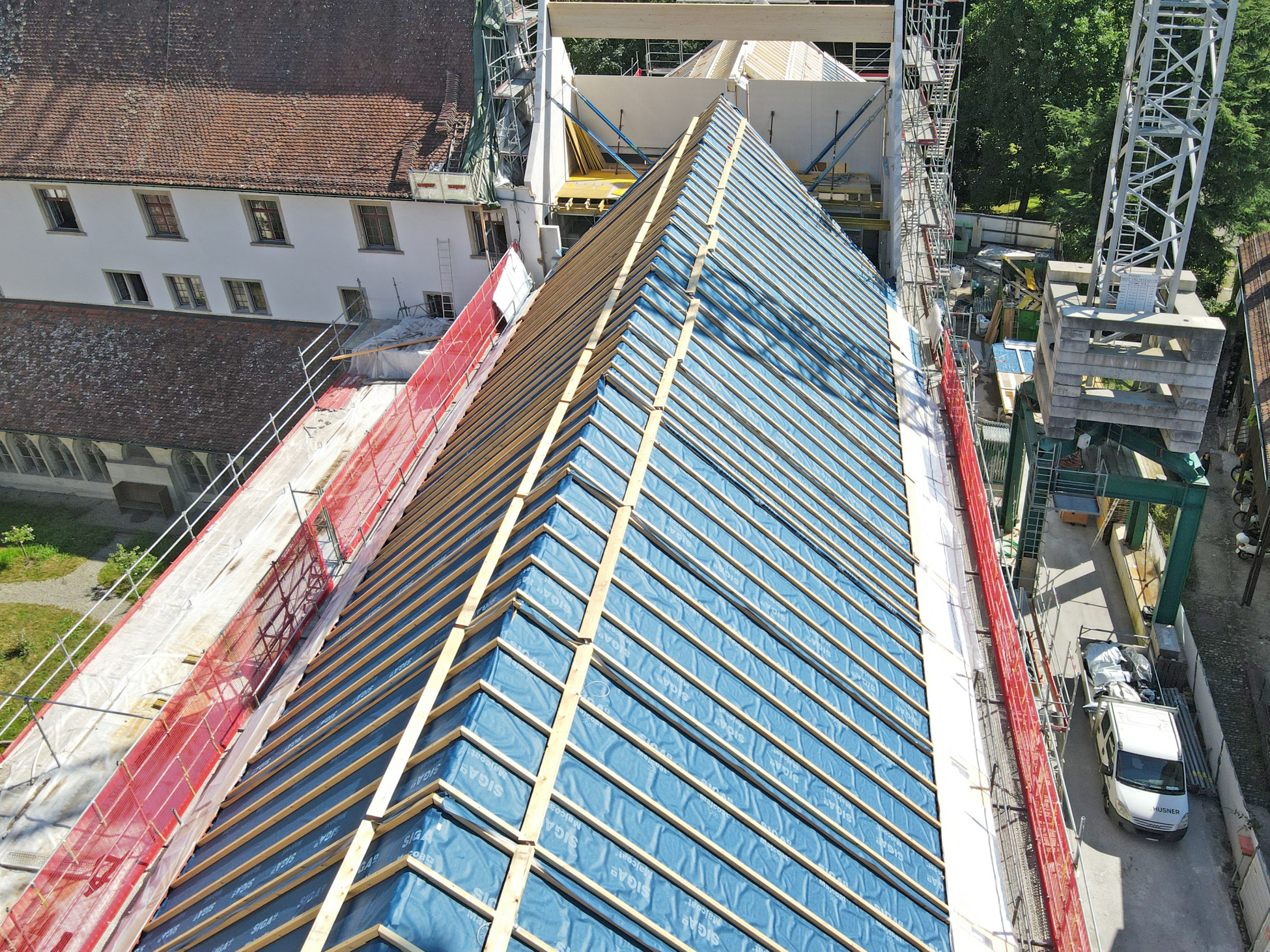Wettingen Holzelementbau Umbau Erweiterung Schule