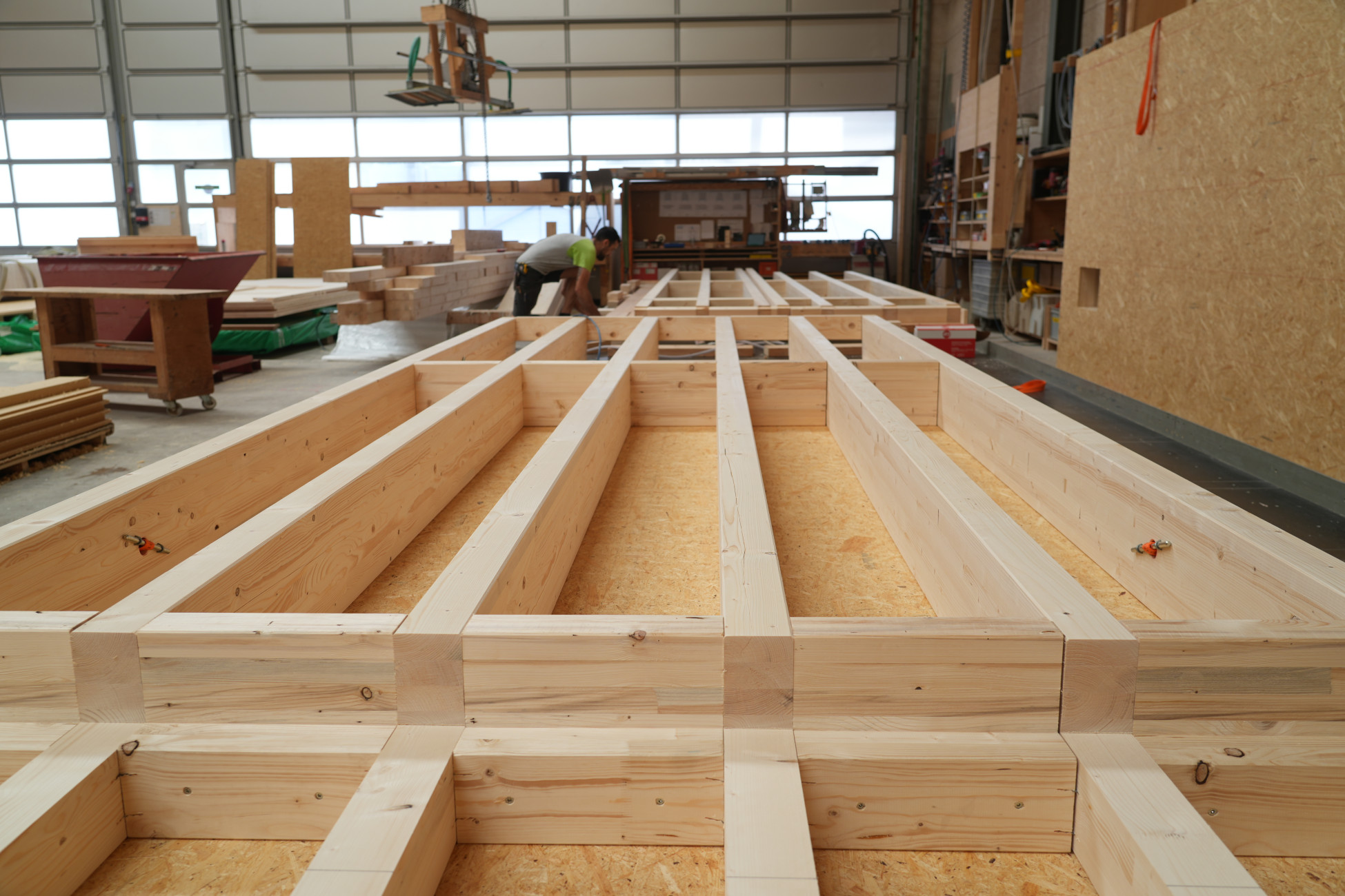 Neuenhof Produktion Holzelementbau Neubau Wohnüberbauung