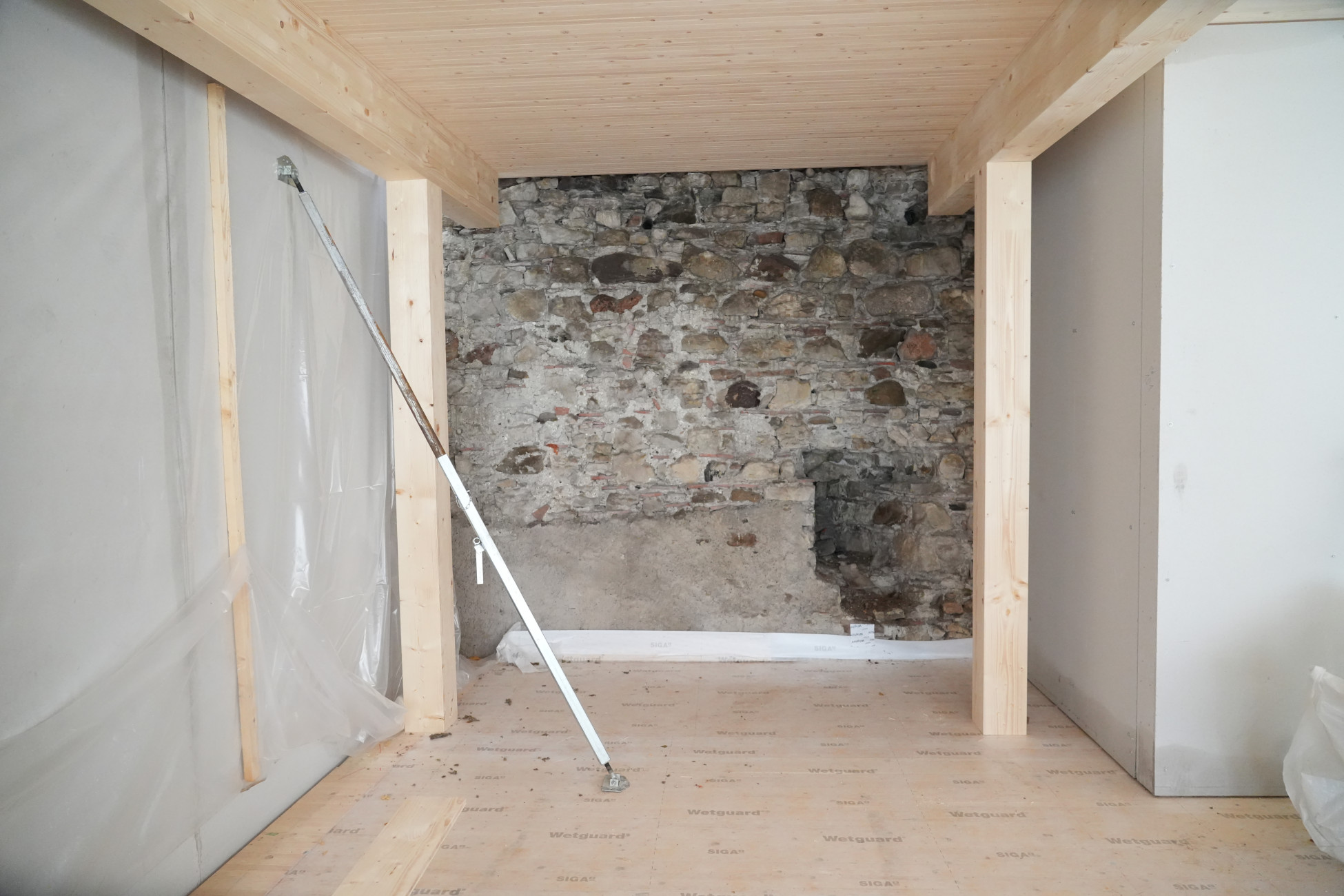 Elementbau Laufenburg Ersatzneubau Hinterer Wasen Stadtmauer Kantonsarchäologie