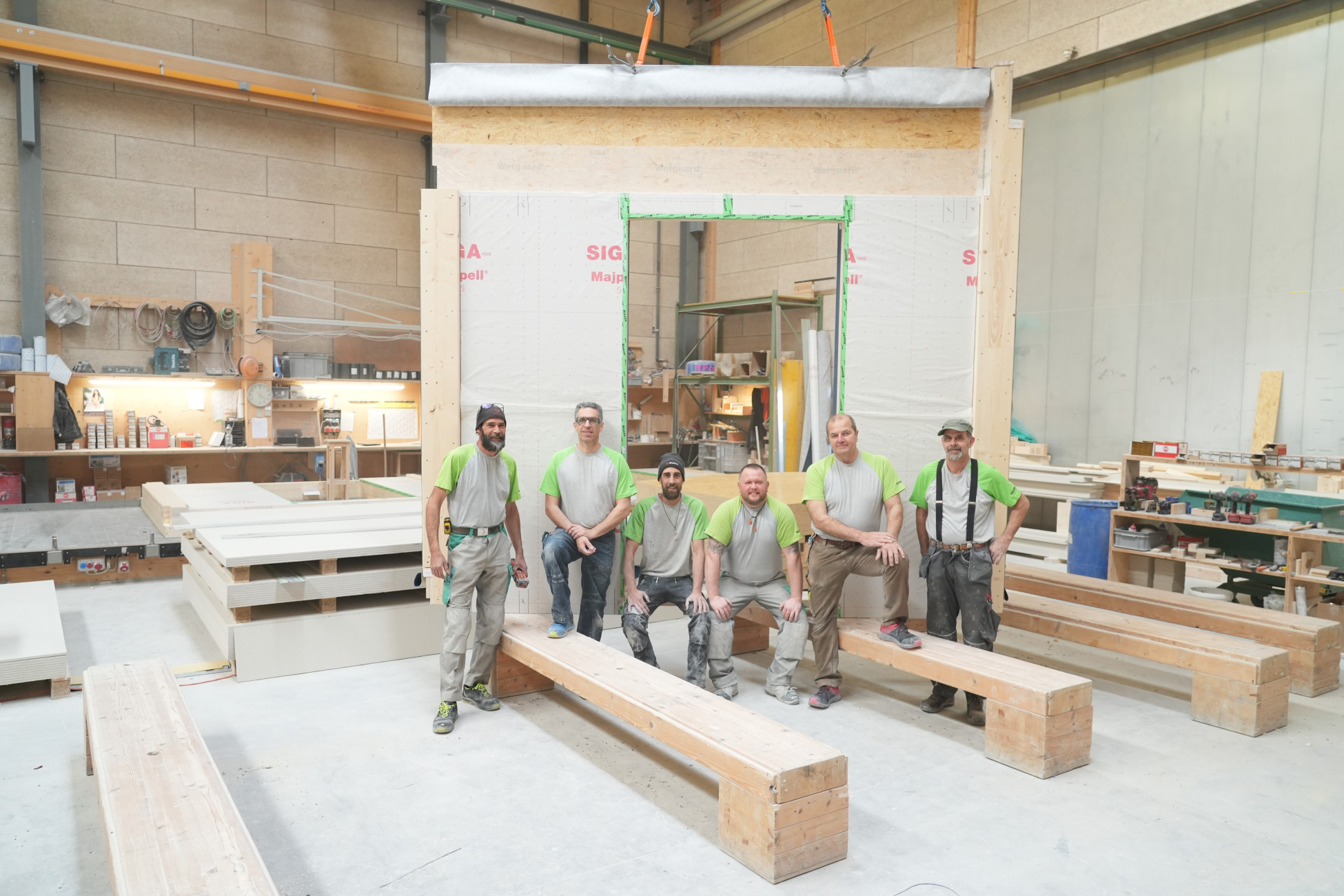 Elementbau Produktion HUSNER Neubau Zentrale Pratteln TP05 