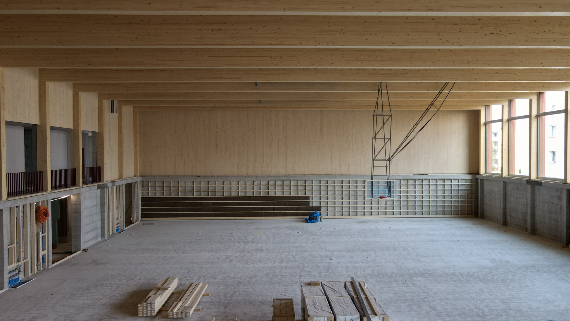 Buelach Turnhalle Schulhaus Fassade