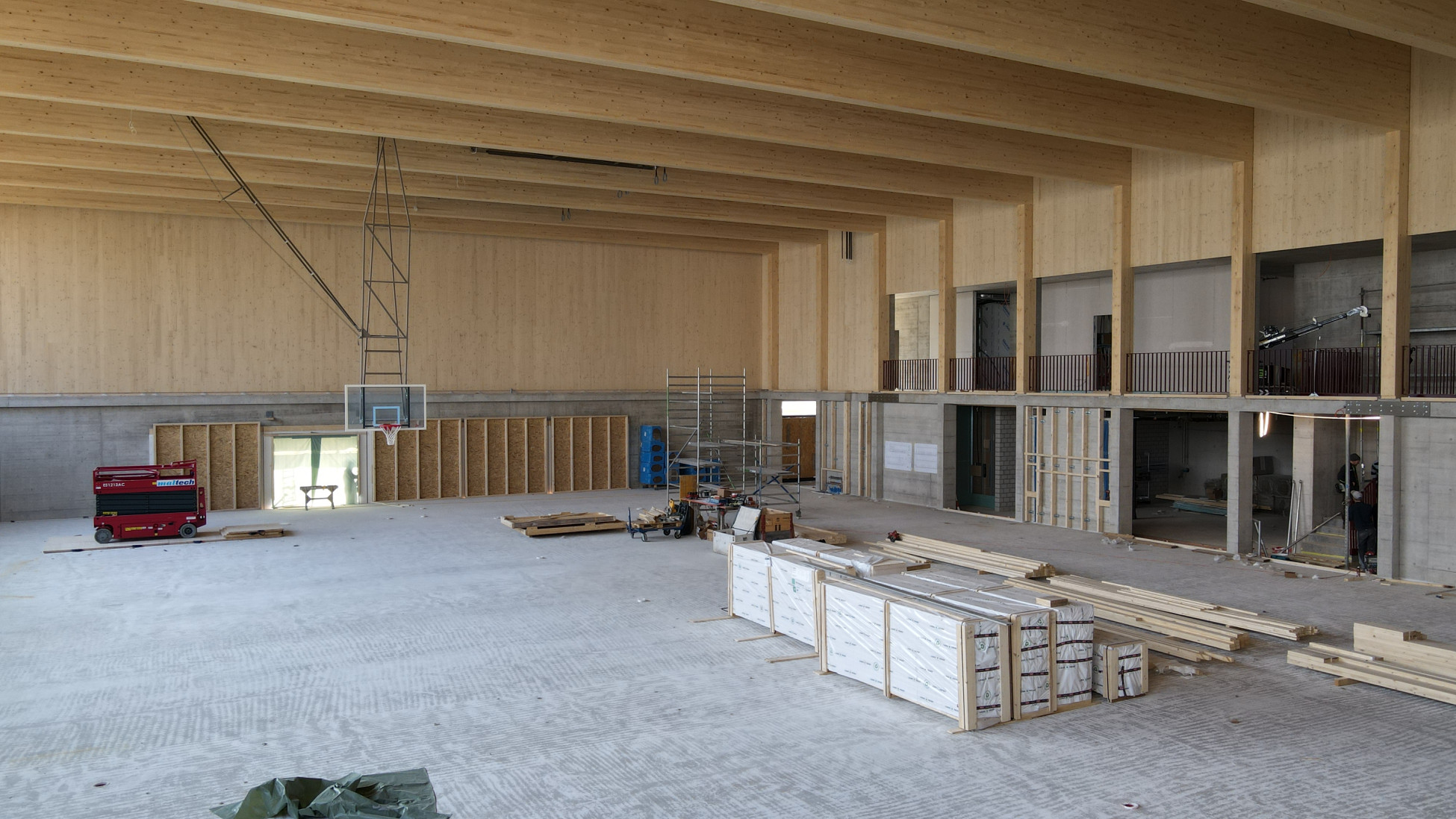 Buelach Turnhalle Schulhaus Fassade