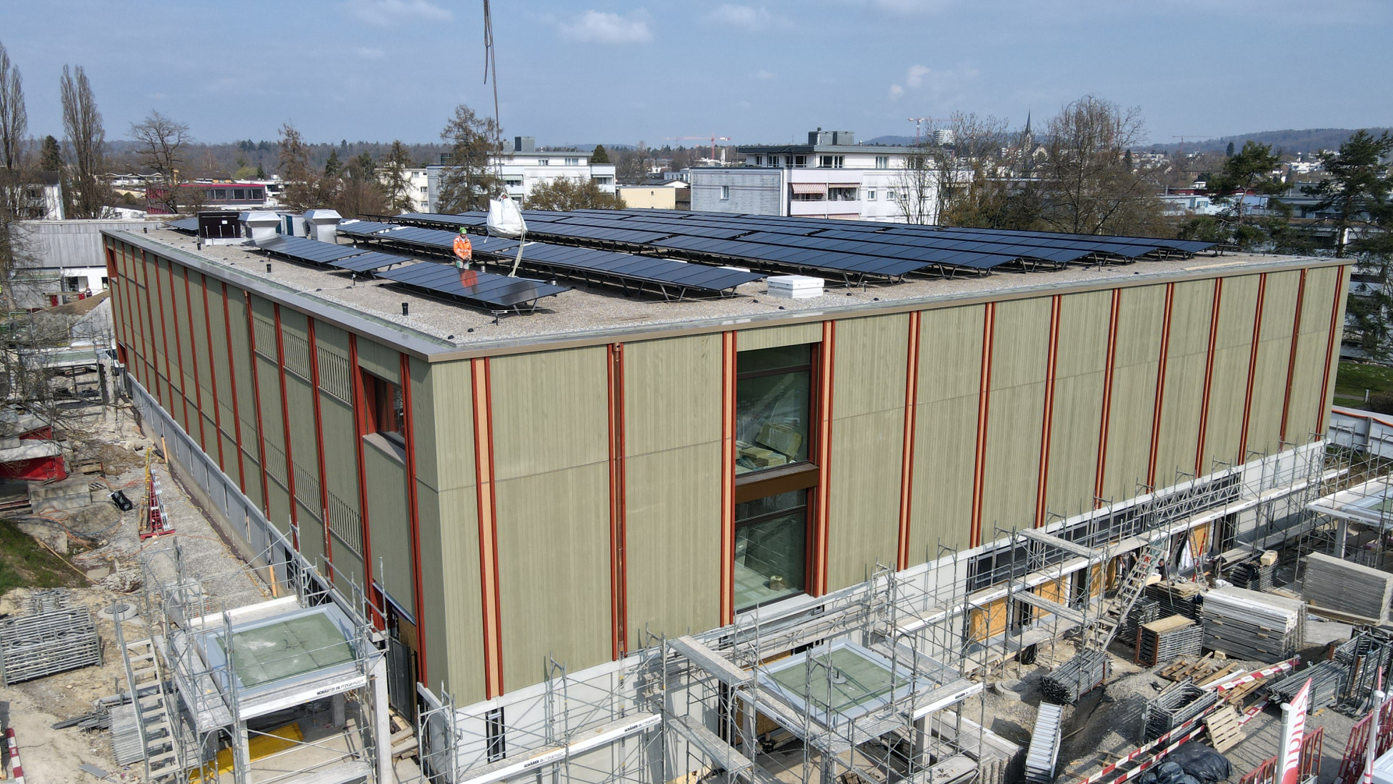 Buelach Turnhalle Schulhaus Fassade
