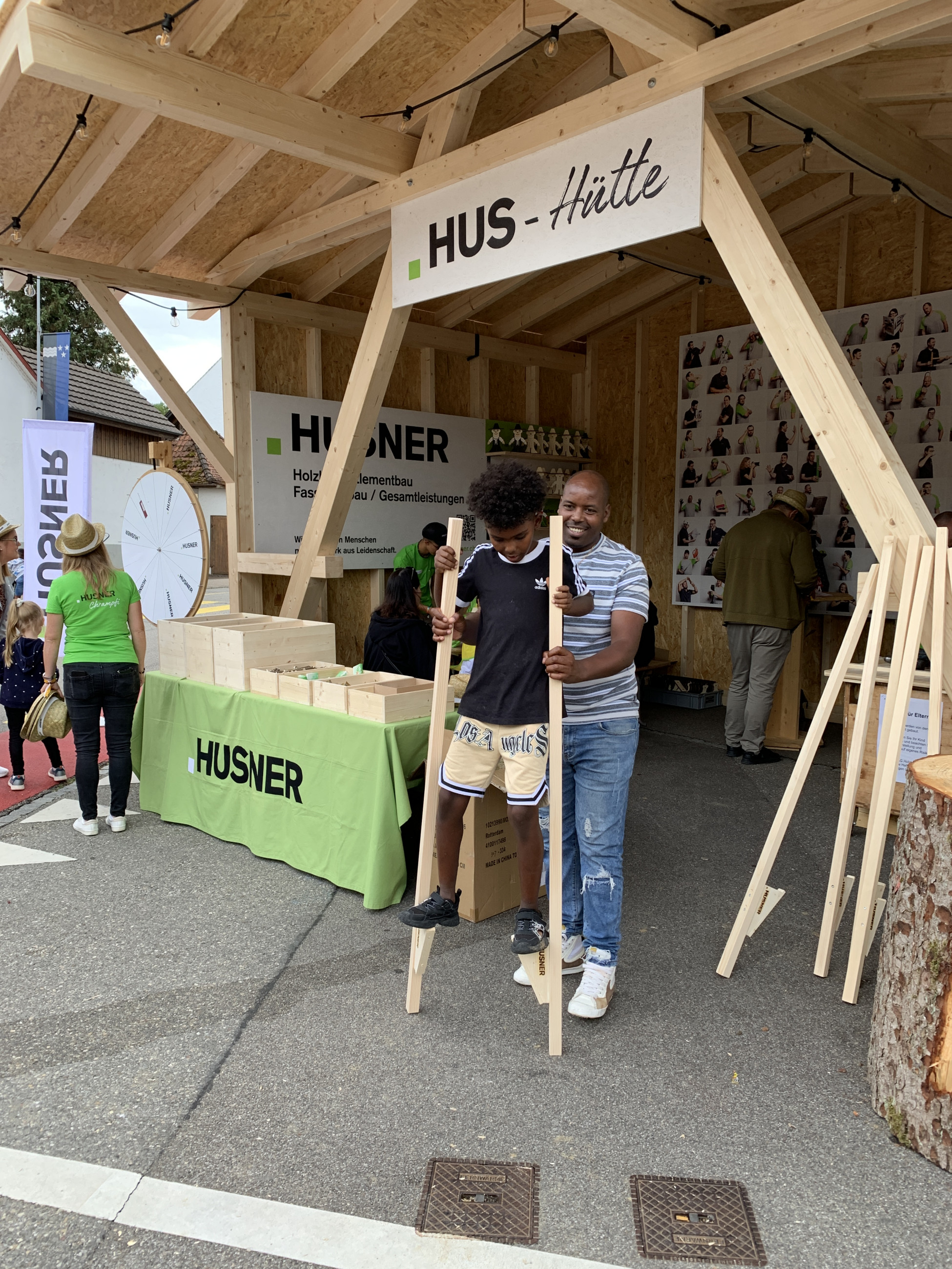 Marktfest Frick HUS-Hütte