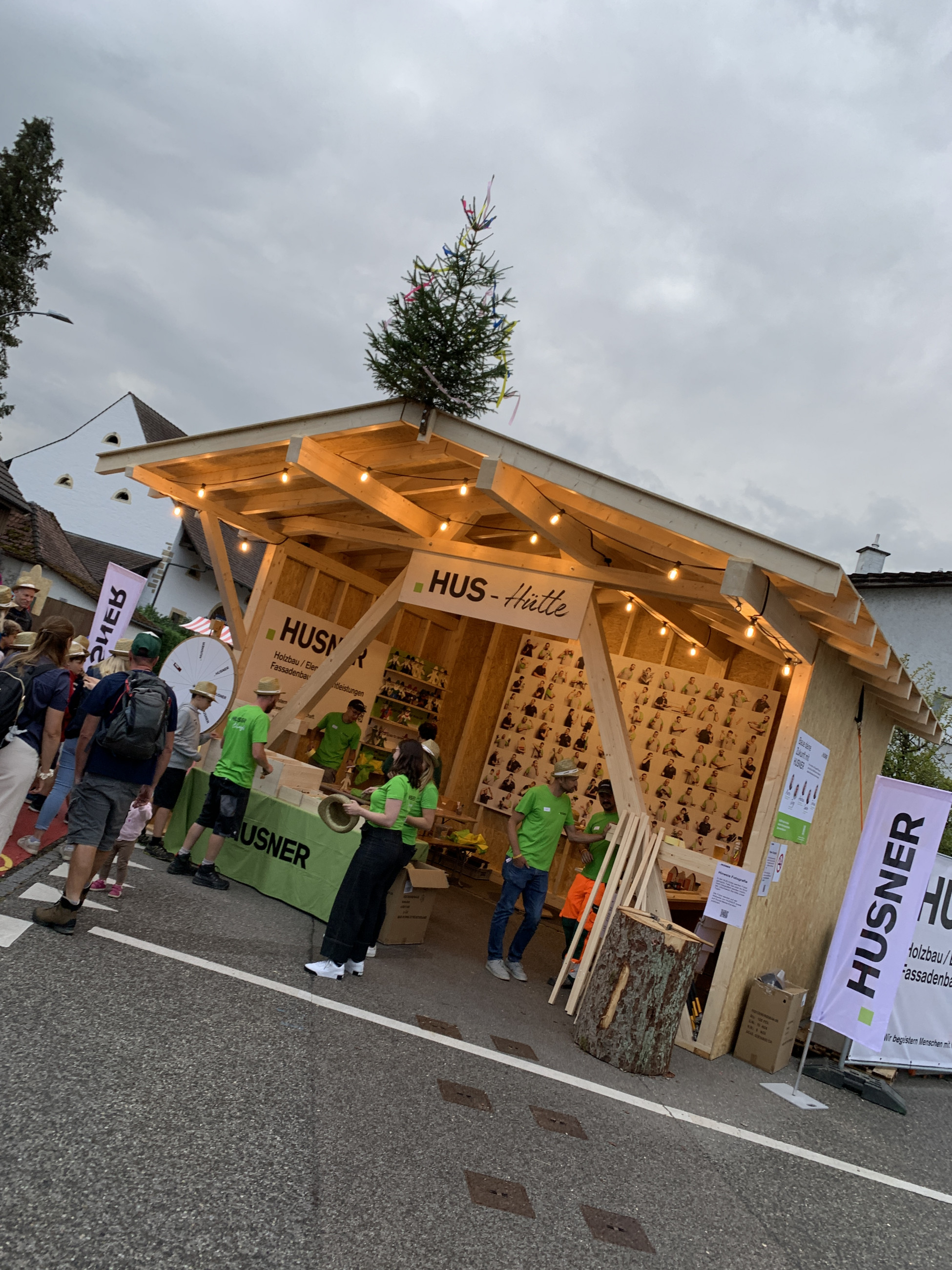 Marktfest Frick HUS-Hütte