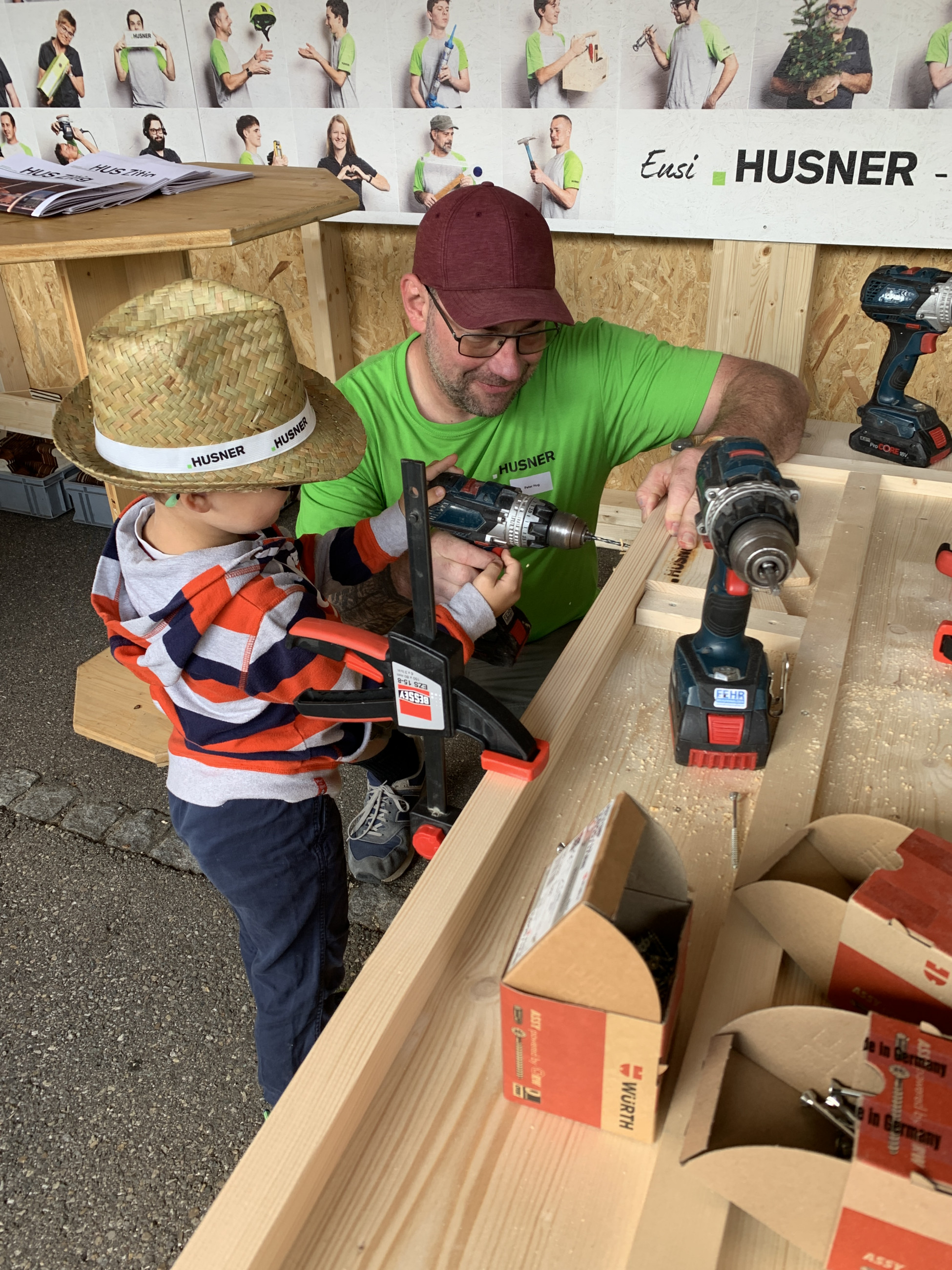 Marktfest Frick HUS-Hütte