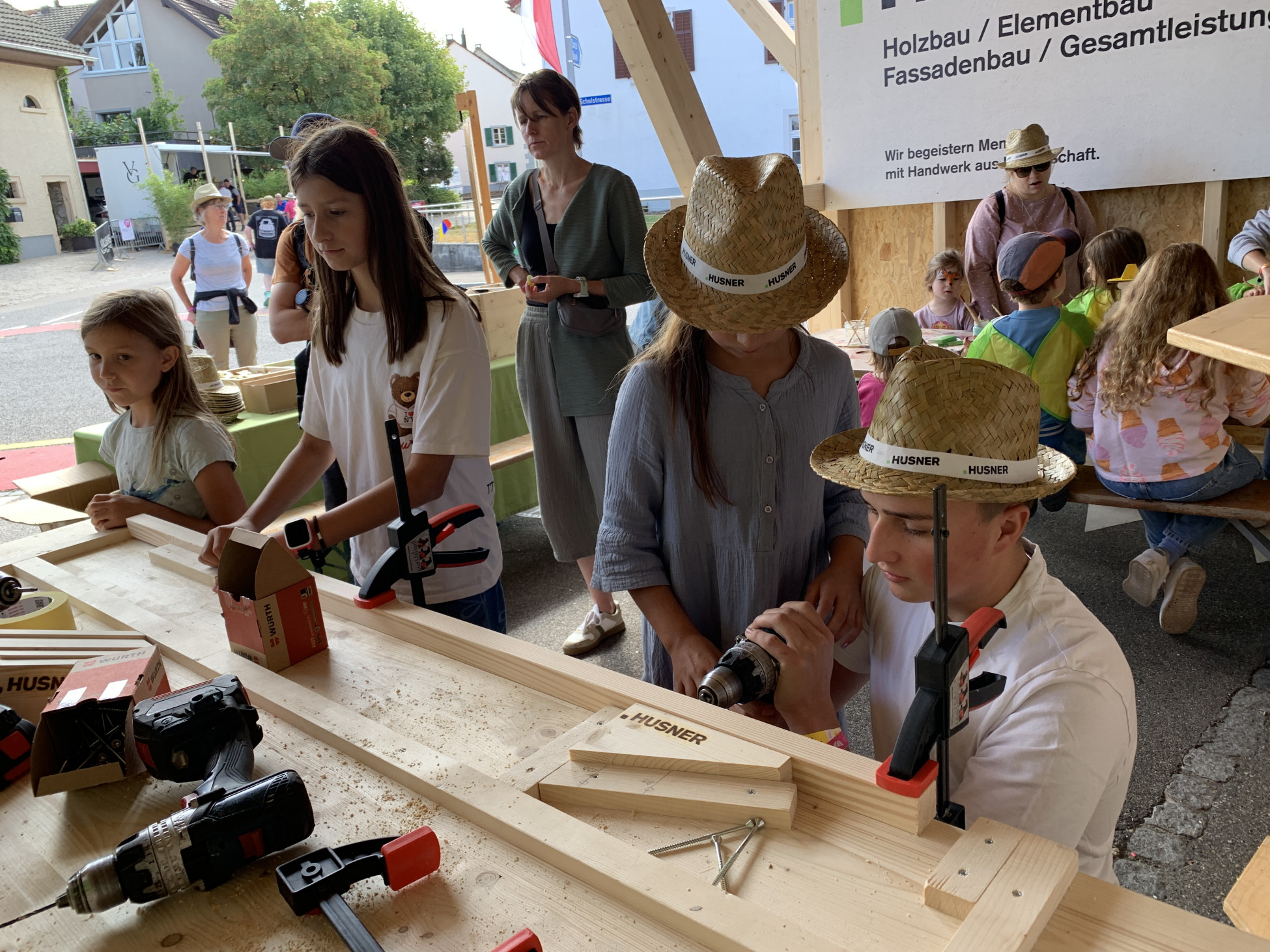 Marktfest Frick HUS-Hütte