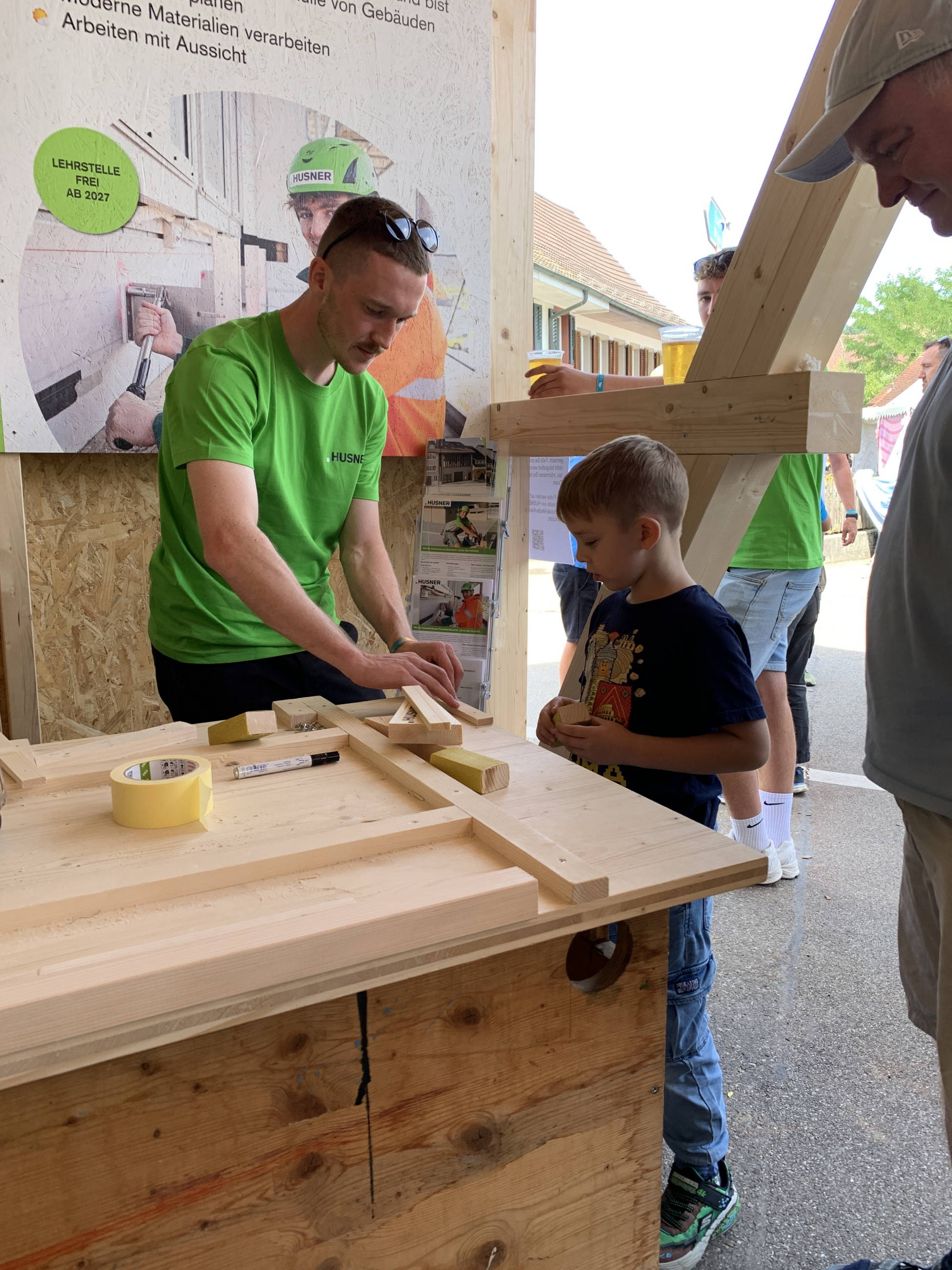 Marktfest Frick HUS-Hütte