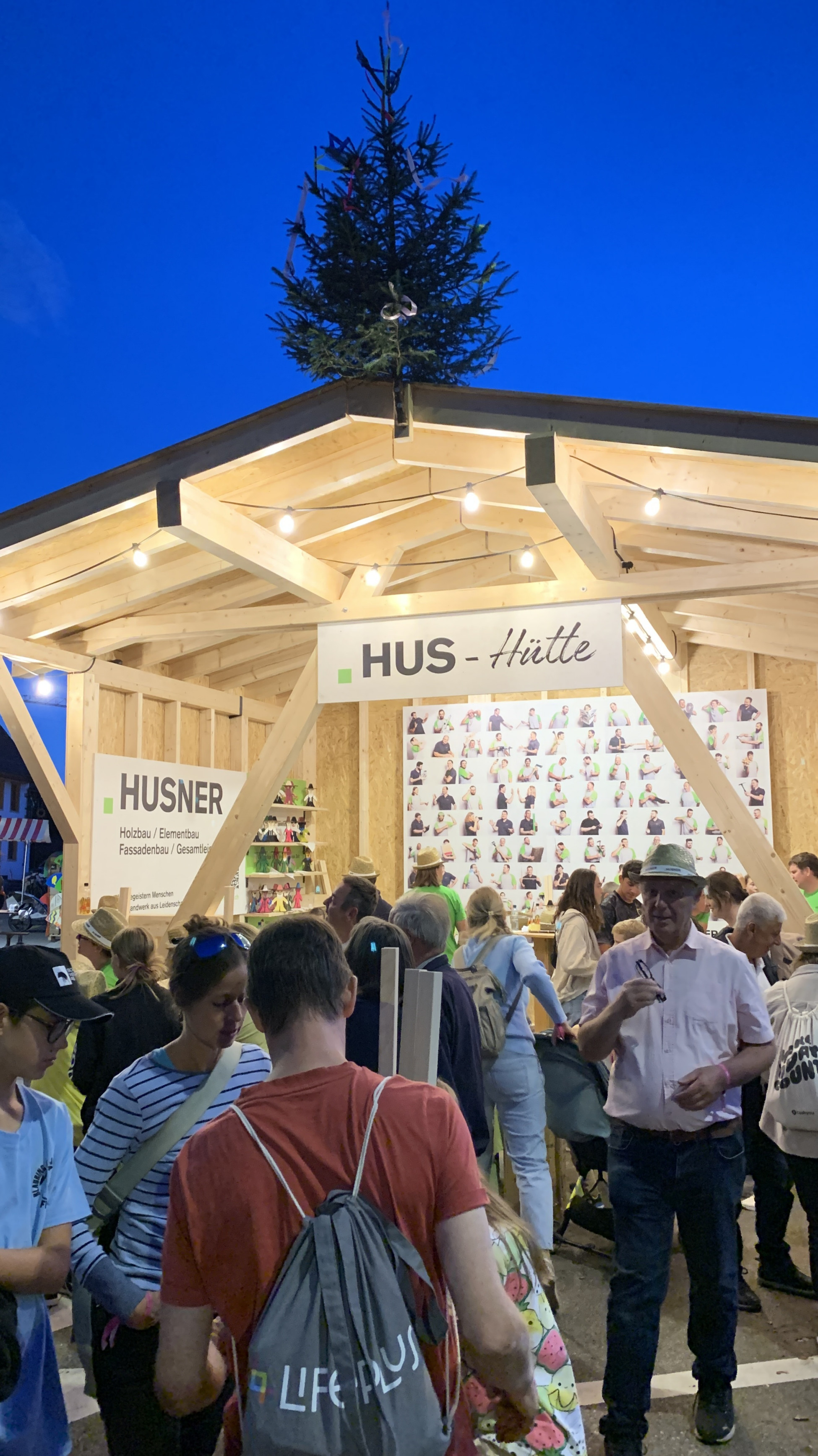 Marktfest Frick HUS-Hütte