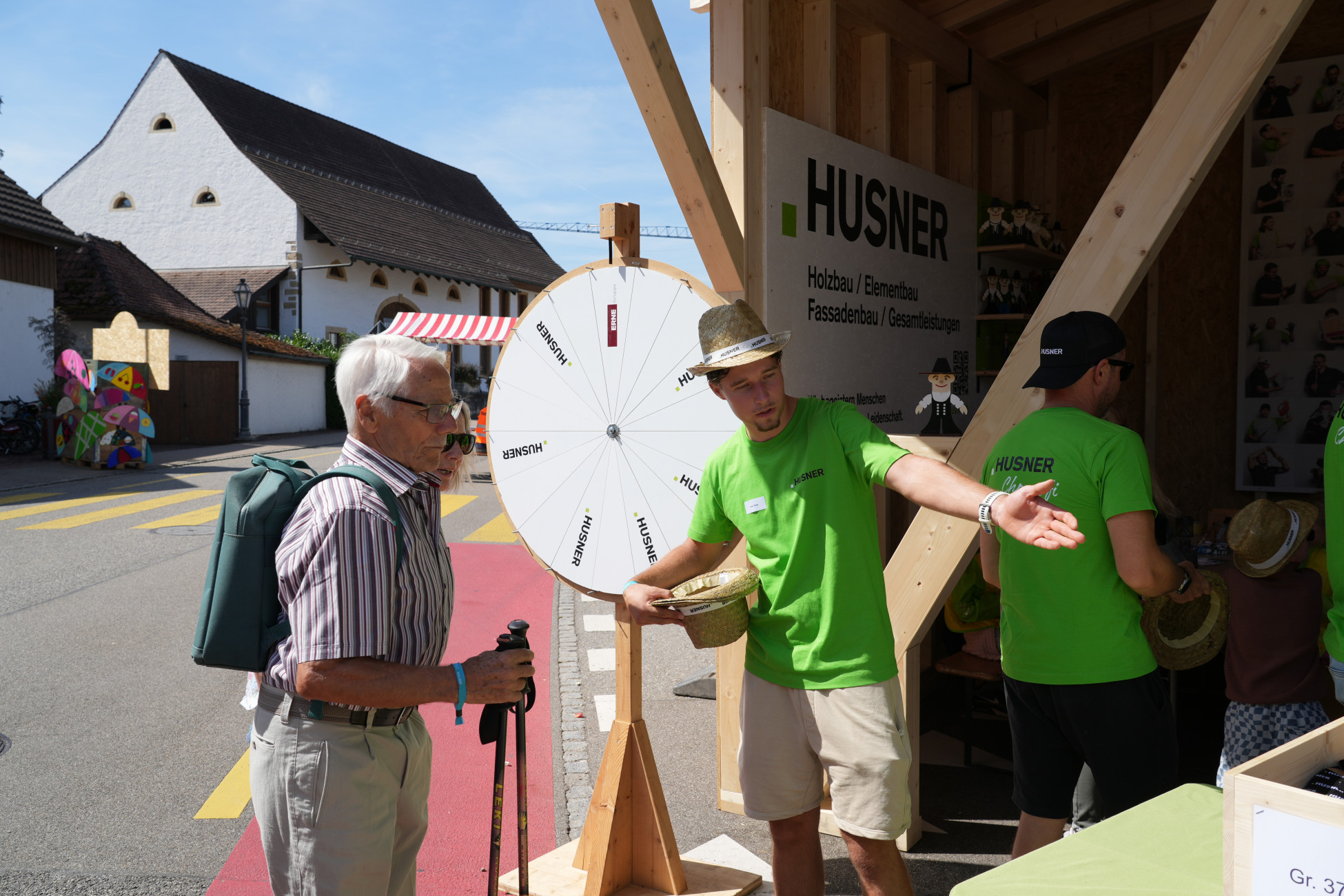 Marktfest Frick HUS-Hütte
