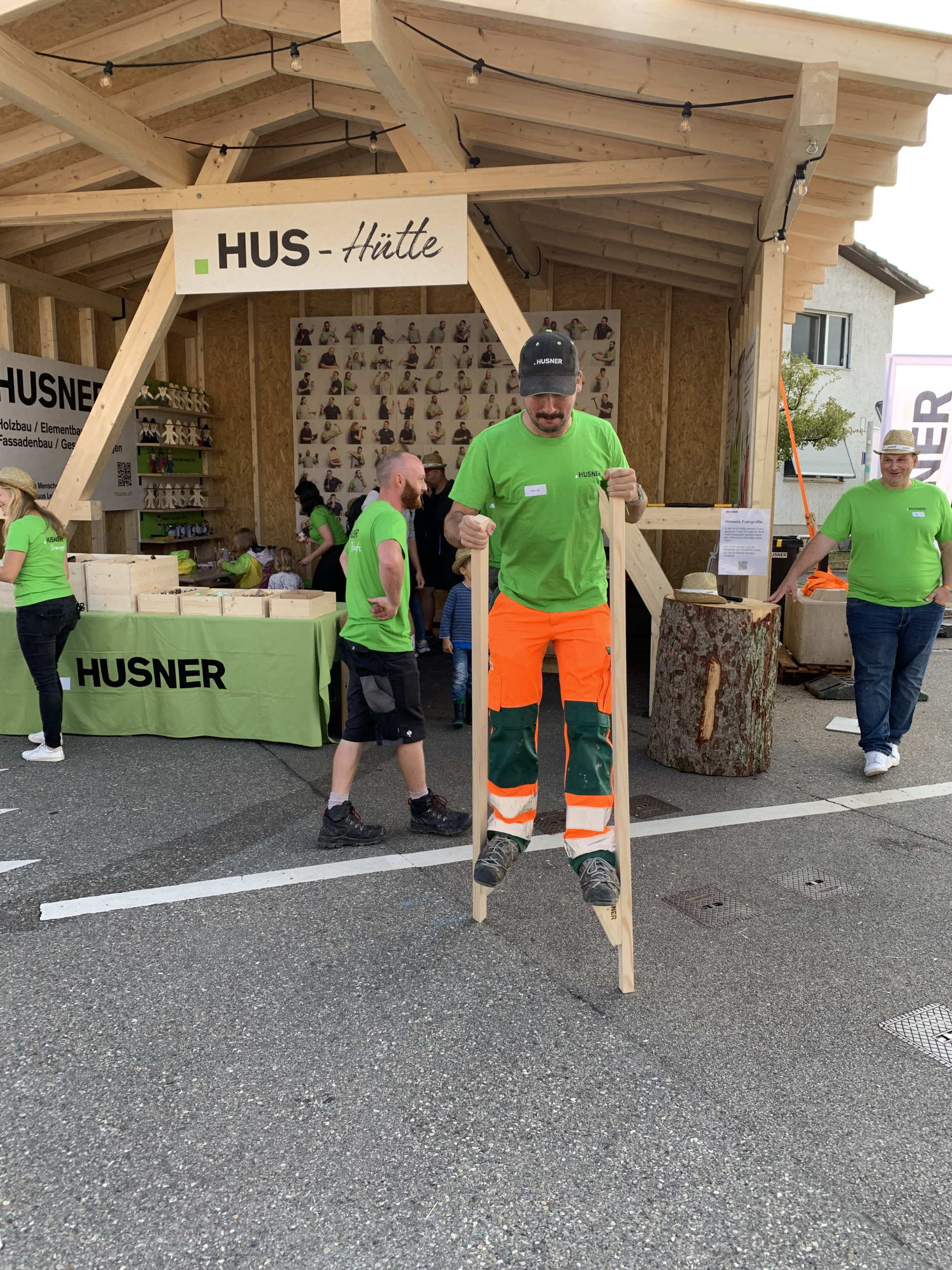 Marktfest Frick HUS-Hütte