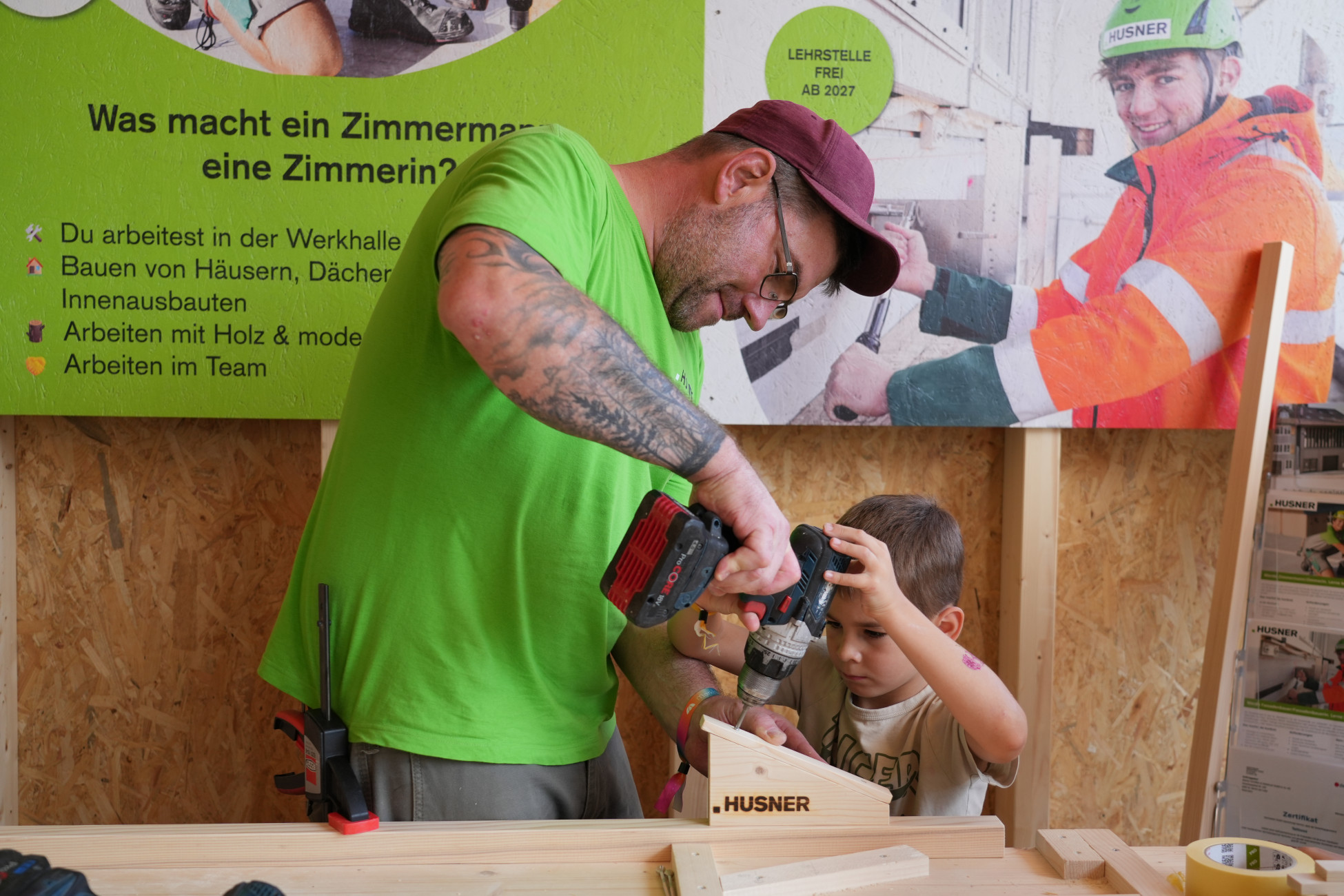 Marktfest Frick HUS-Hütte