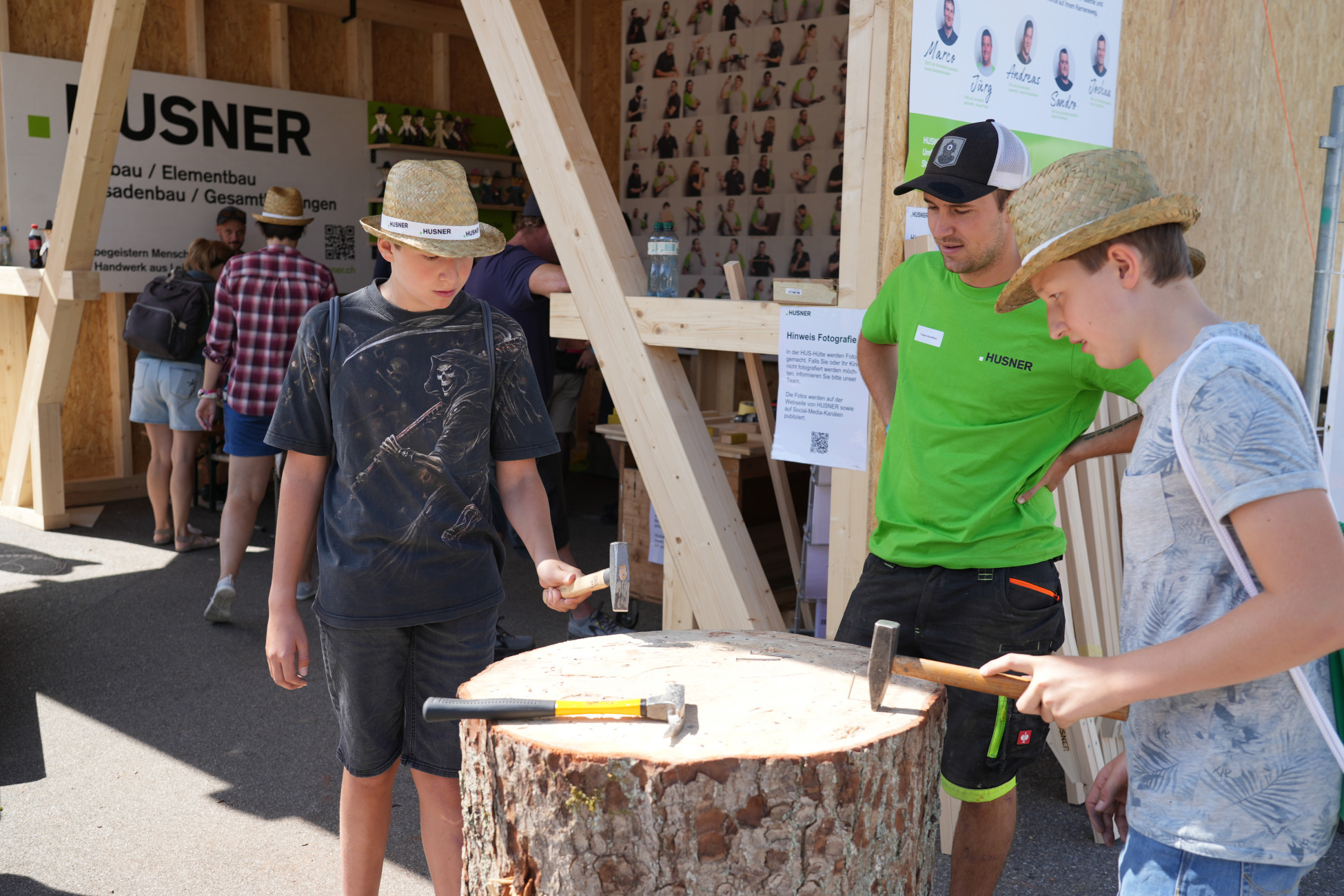 Marktfest Frick HUS-Hütte