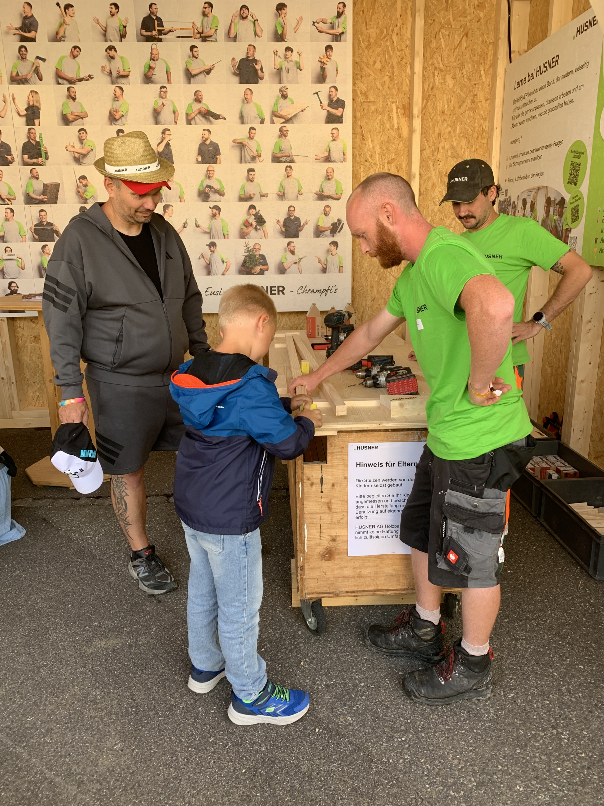 Marktfest Frick HUS-Hütte