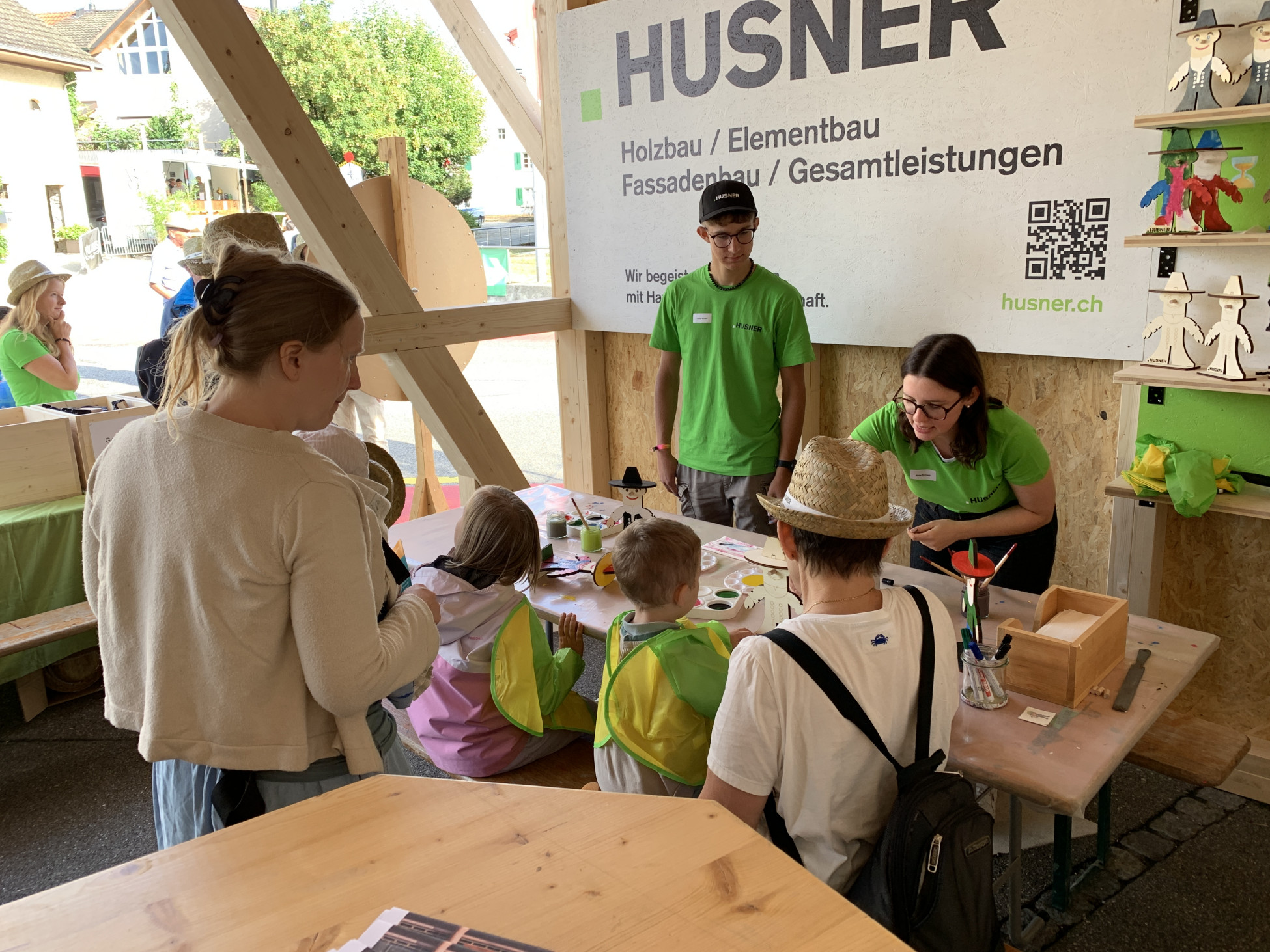 Marktfest Frick HUS-Hütte