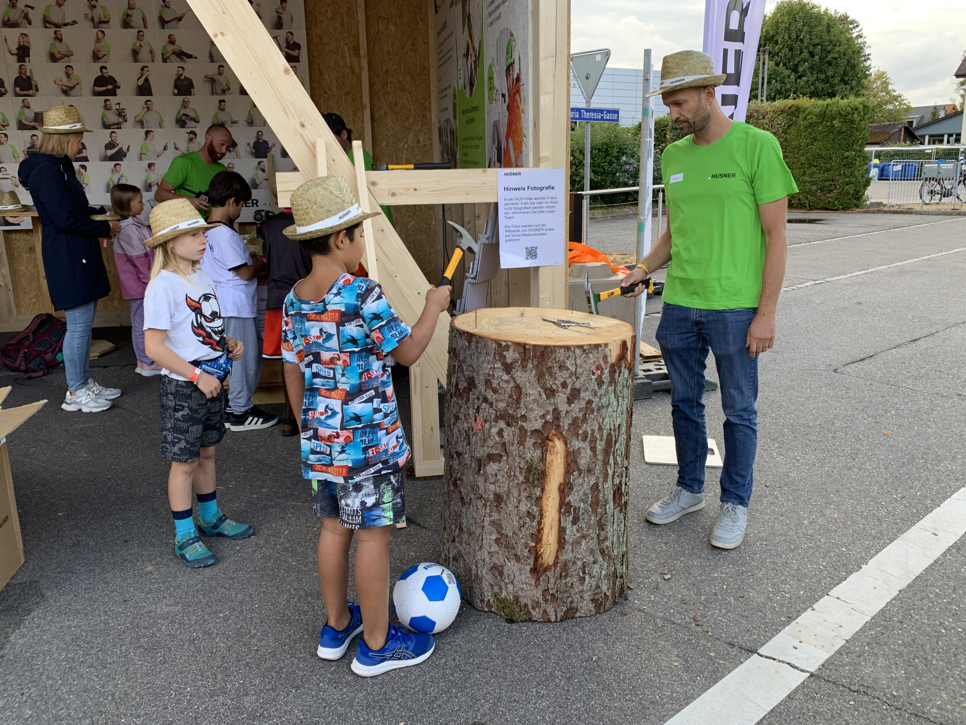 Marktfest Frick HUS-Hütte