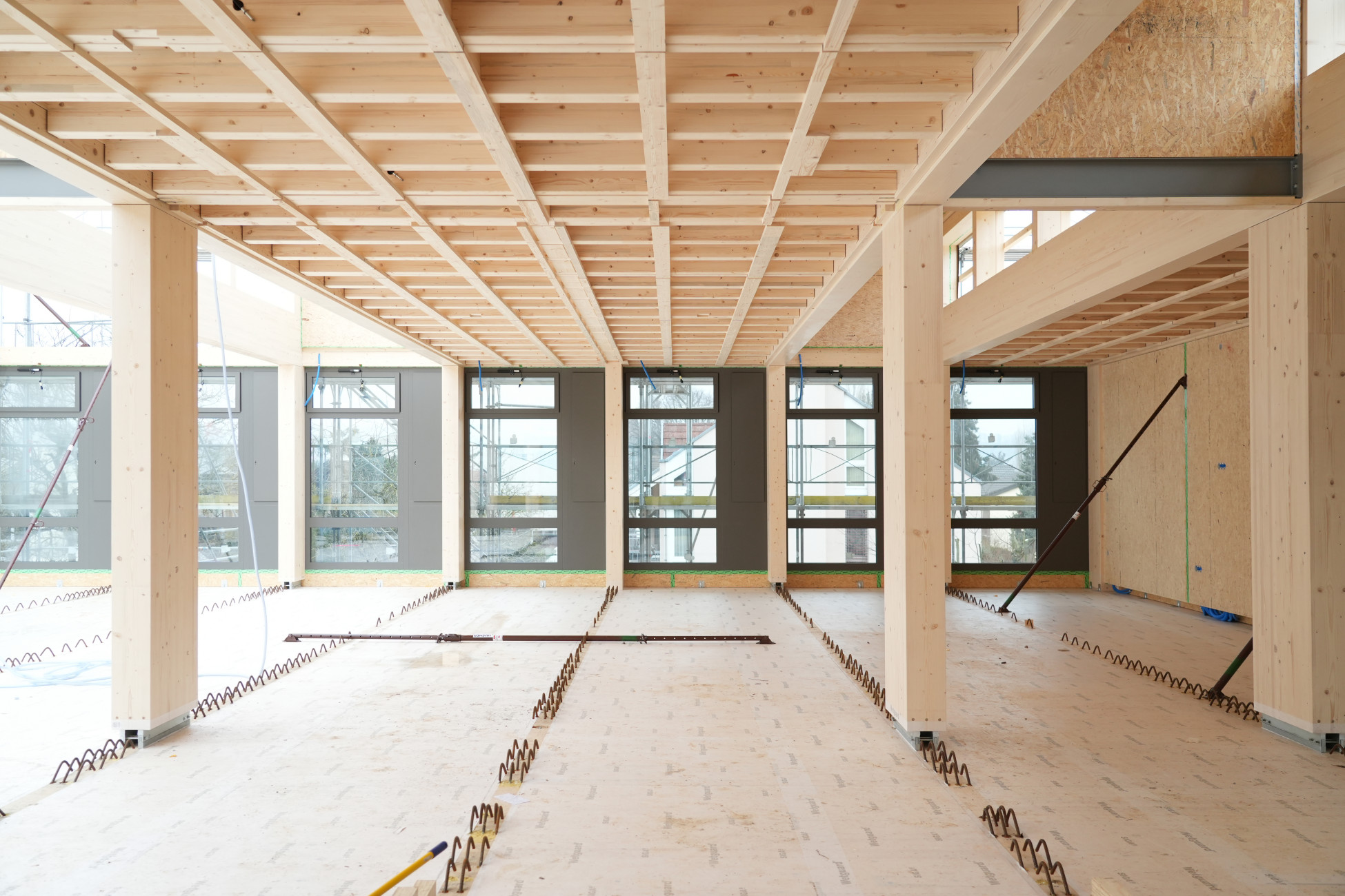 Elementbau Ingenieurholzbau Windisch Neubau Schulanlage Dohlenzelg