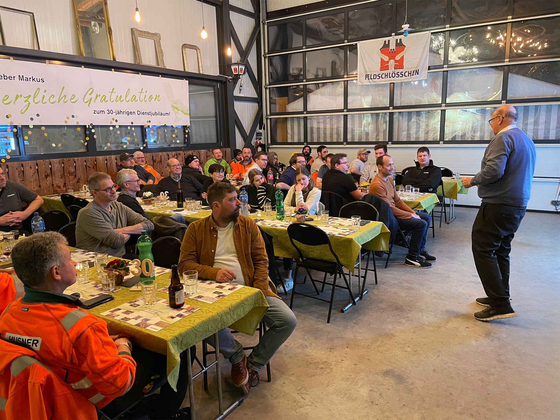 Markus Fust 30-jähriges Dienstjubiläum HUSNER Markus Fust 30-jähriges Dienstjubiläum HUSNER