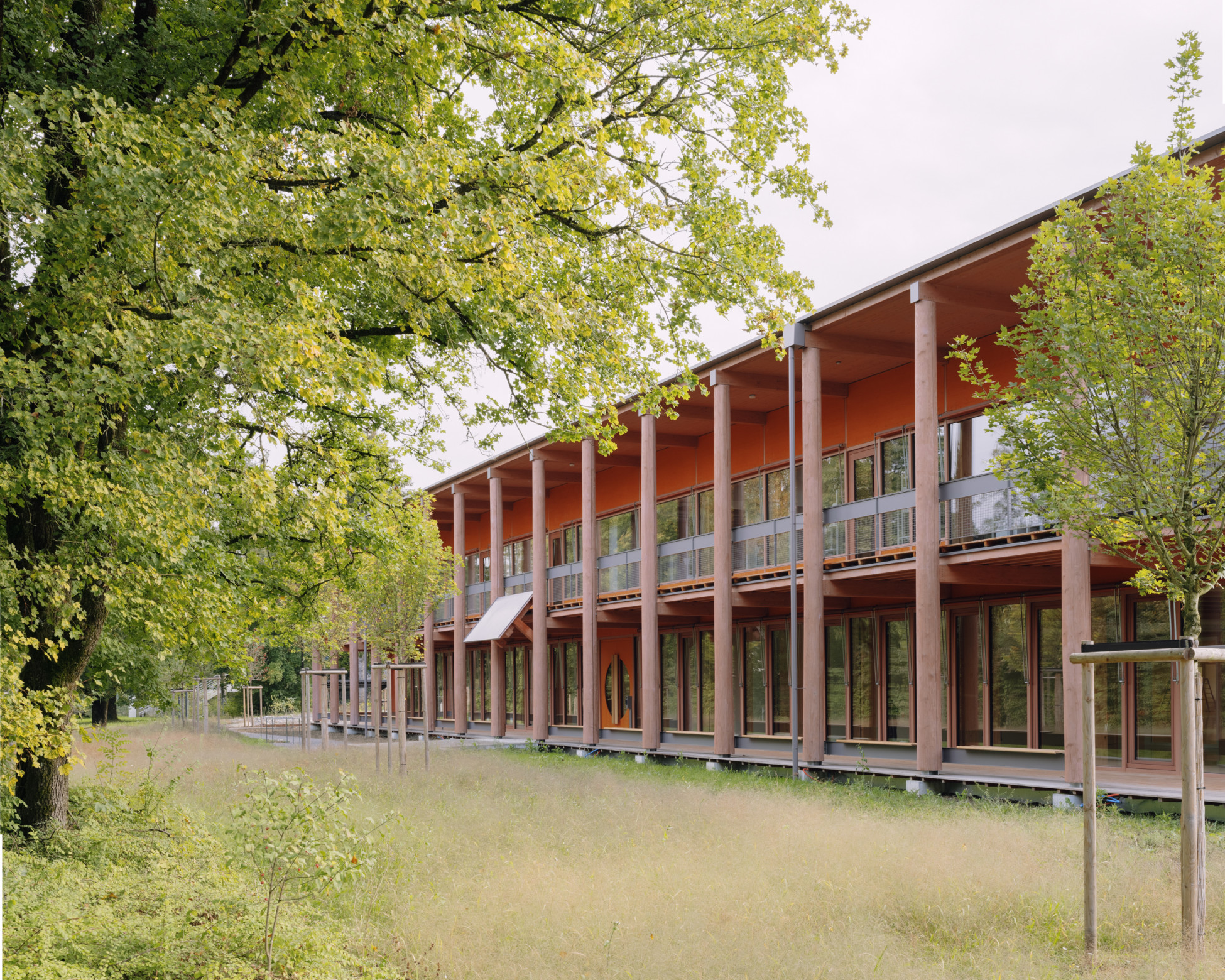 Ingenieurholzbau Unterentfelden Neubau Laborgebäude AVS Holzrippendecke/Holz-Beton-Verbund