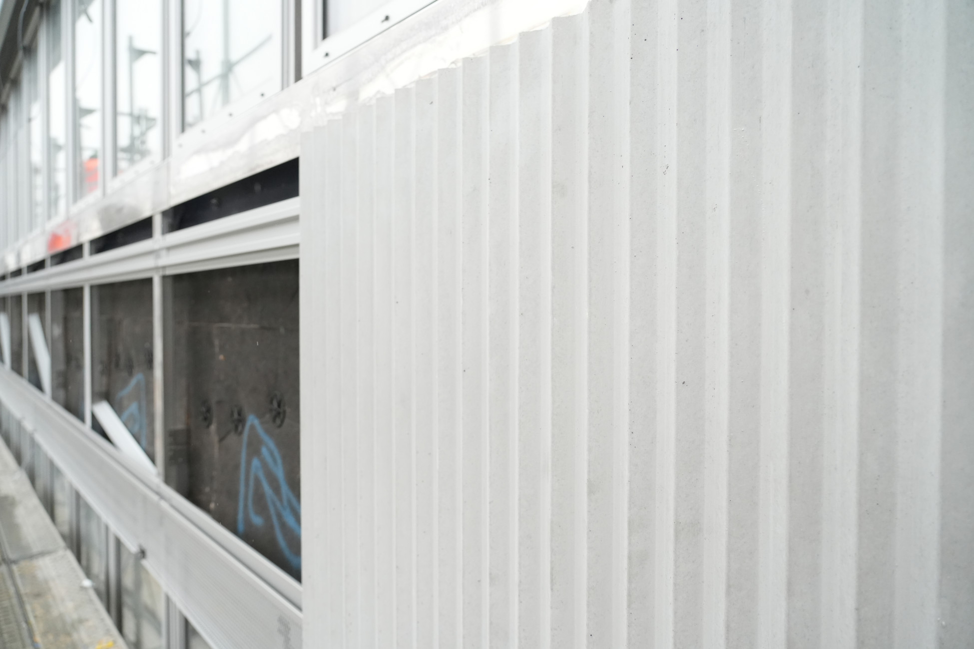 Fassadenbau Aarau Neubau Polizeigebaeude Glasfaserbeton